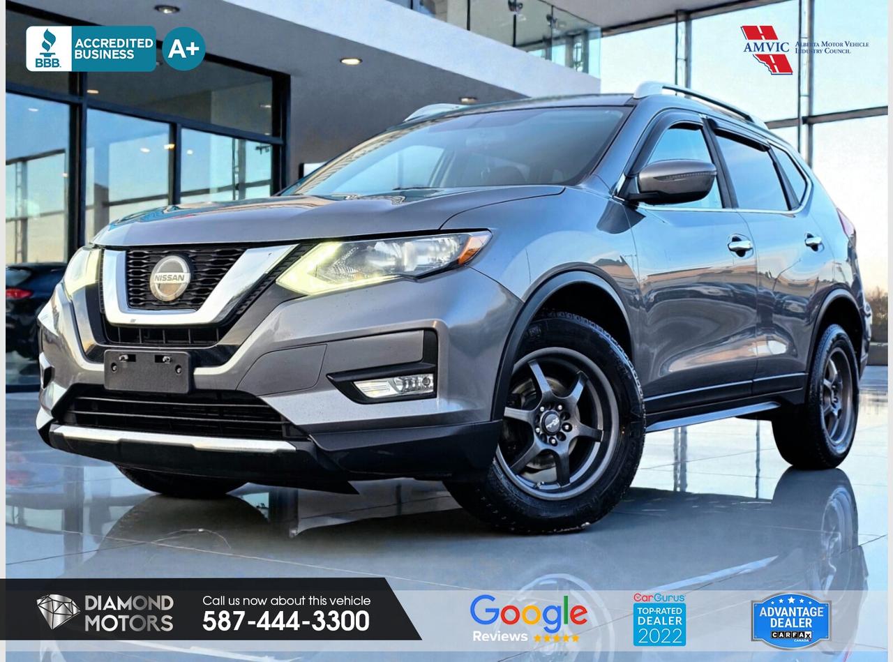CLEARANCE PRICED  PRICED TO MOVE <br/> LIMITED TIME at Diamond Motors <br/> Drive away with a FREE 1-Year Warranty + low payments included at Listed Price. T&Cs Apply. <br/> <br/> <br/> 2.4L 4-CYLINDER ENGINE, ALL WHEEL DRIVE, BACKUP CAMERA, HEATED SEATS, BLUETOOTH, CRUISE CONTROL, POWER WINDOWS, AND MUCH MORE! <br/> <br/> <br/> Just Arrived 2018 Nissan Rogue SV AWD Grey has 172,142 KM on it. 2.5L 4 Cylinder Engine engine, All-Wheel Drive, Automatic transmission, 5 Seater passengers, on special price for $13,900.00. <br/> <br/> <br/> Book your appointment today for Test Drive. We offer contactless Test drives & Virtual Walkarounds. Stock Number: 25057 <br/> Disclosure: This vehicle was previously registered in BC. Vehicle has passed all required inspections in Alberta. <br/> The vehicle was owned by a vehicle rental business or used as a rental vehicle. <br/> The vehicle was in need of repairs as a result of an incident or collision that cost more than $3,000 including parts and labour. <br/> At Diamond Motors, we are dedicated to providing you with an outstanding car-buying experience, offering quality pre-owned vehicles at prices that fit your budget. Our transparent and honest approach means you can expect straightforward guidance without any high-pressure sales tactics. We believe in building lasting relationships with our customers by offering personalized service tailored to your needs. From the moment you step onto our lot, our team is here to support you every step of the way, ensuring you leave confident in your decision. Trust, integrity, and customer satisfaction are the foundation of everything we do. <br/> <br/> <br/> Why choose us? <br/> <br/> Certified Pre-Owned Vehicles <br/> Family Owned & Operated <br/> Finance Available <br/> Extended Warranty <br/> Vehicles Priced to Sell <br/> No Pressure Environment <br/> Inspection & Carfax Report <br/> Professionally Detailed Vehicles <br/> Full Disclosure Guaranteed <br/> AMVIC Licensed <br/> BBB Accredited Business <br/> CarGurus Top-rated Dealer 2022 & 2024 <br/> <br/> <br/> Phone to schedule an appointment @ 587-444-3300 or simply browse our inventory online www.diamondmotors.ca or come and see us at our location at <br/> 3403 93 street NW, Edmonton, T6E 6A4 <br/> <br/> <br/> To view the rest of our inventory: <br/> www.diamondmotors.ca/inventory <br/> <br/> <br/> This dealership provides all required disclosures in accordance with AMVIC regulations. A completed Mechanical Fitness Assessment and its associated inspection work order will be supplied with every vehicle. A Carfax (or equivalent) vehicle history report will also be provided, including available information on previous damage, accident history, stolen or salvage status, and jurisdictional records. <br/> Customers are encouraged to review all vehicle features, options, and equipment for accuracy prior to purchase. <br/>