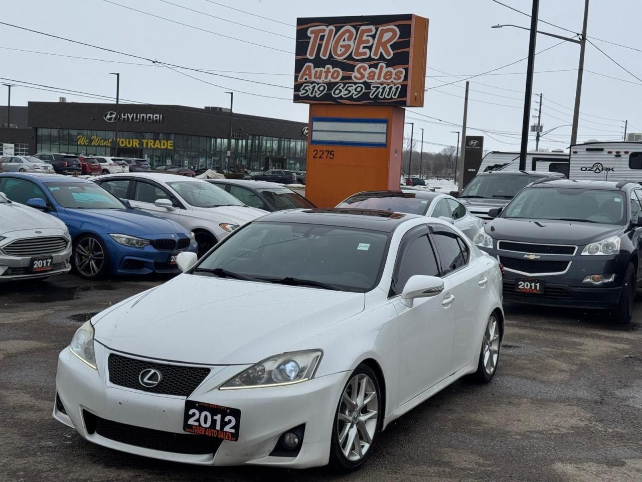 2012 Lexus IS 250 LEATHER, NAVI, LOADED, RELIABLE, CERTIFIED