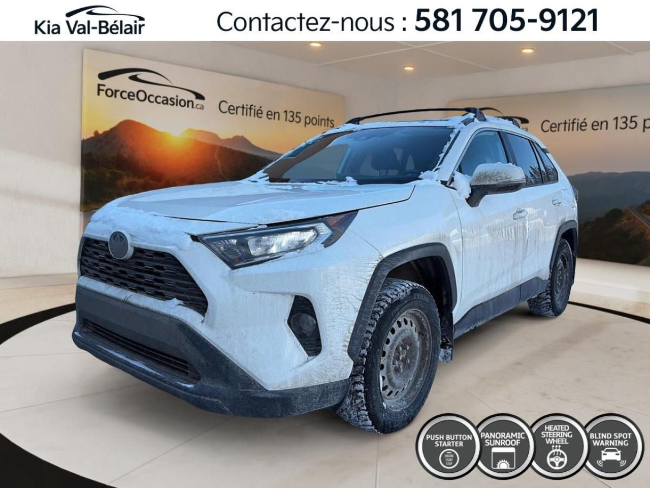 Used 2021 Toyota RAV4 XLE *AWD *TOIT *CUIR *CARPLAY *A/C *BIZONE for sale in Québec, QC