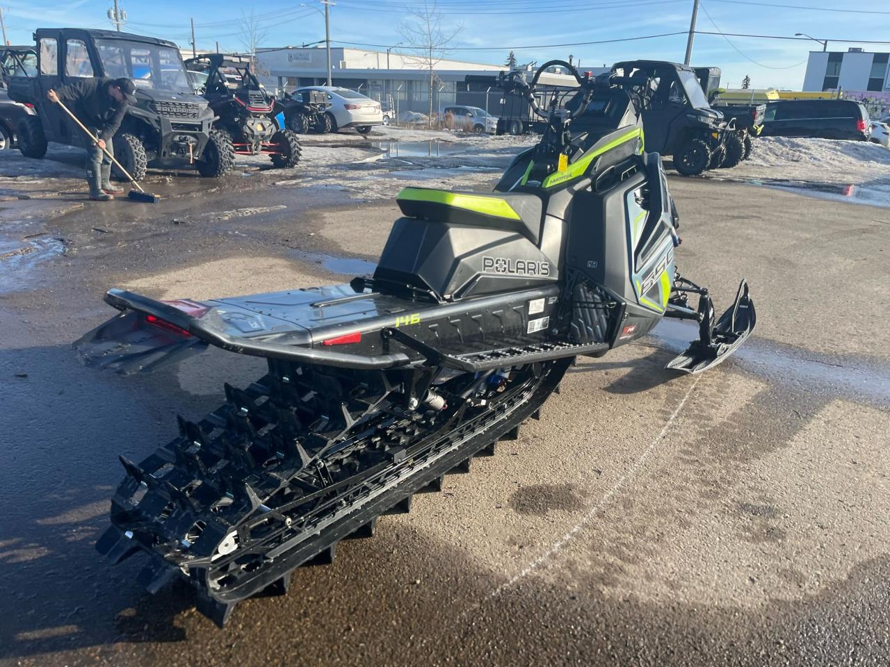 2023 Polaris 650 RMK Khaos Slash 146 $88 B/W - Photo #4