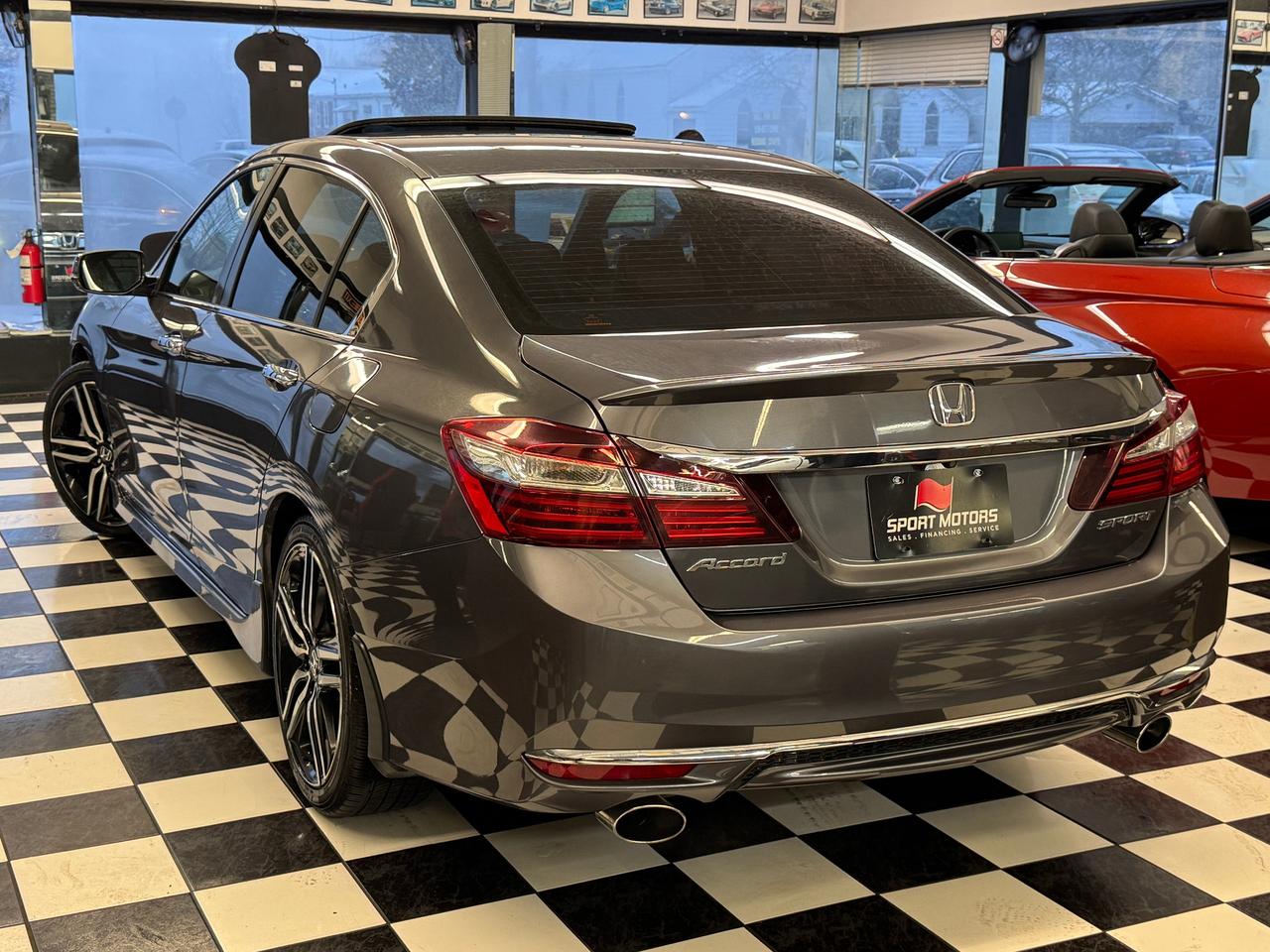 2016 Honda Accord Sport+Leather+Roof+ApplePlay+CLEAN CARFAX Photo