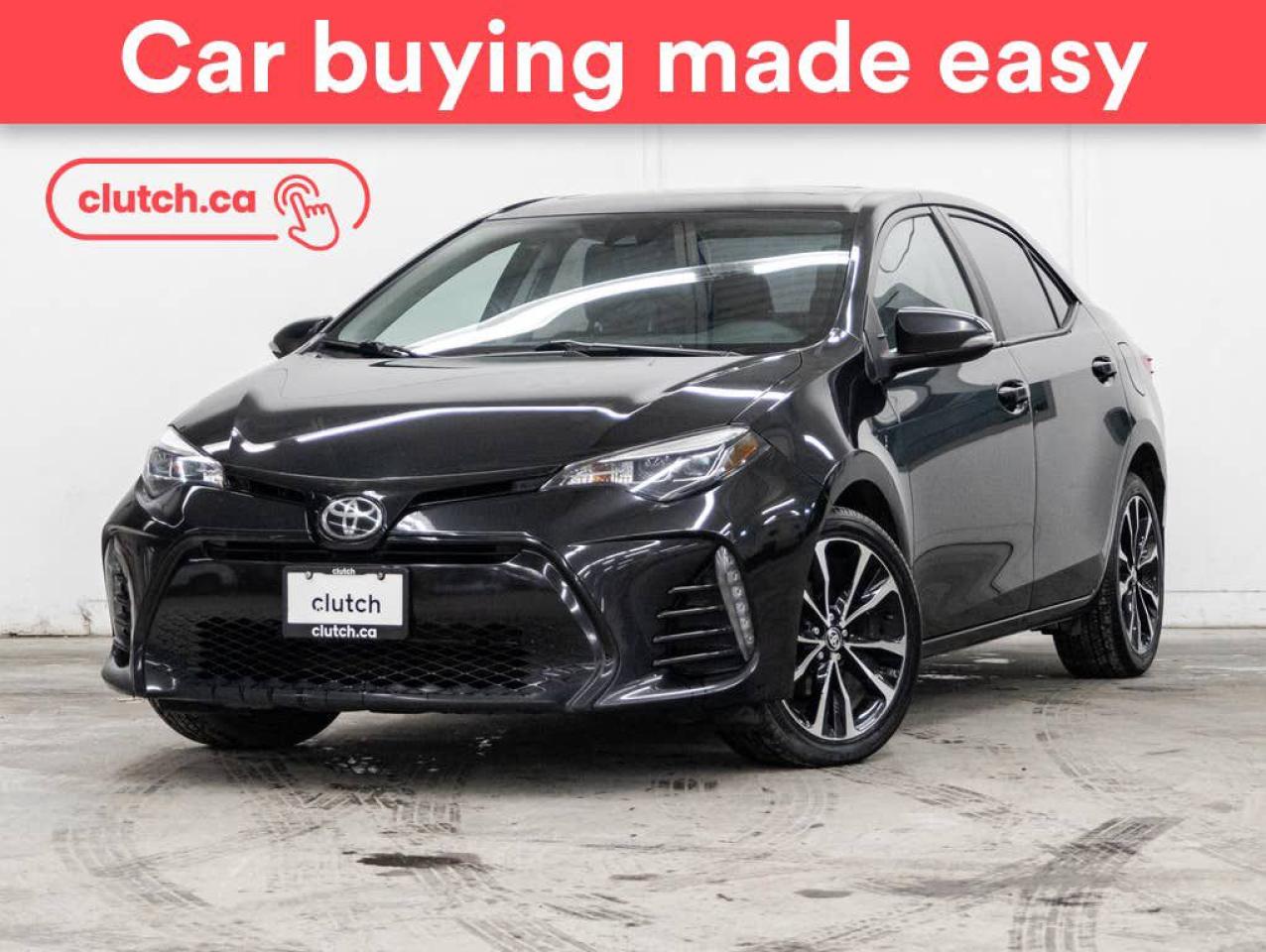 Used 2017 Toyota Corolla SE w/ Heated Seats, Heated Steering Wheel, Sunroof for sale in Toronto, ON