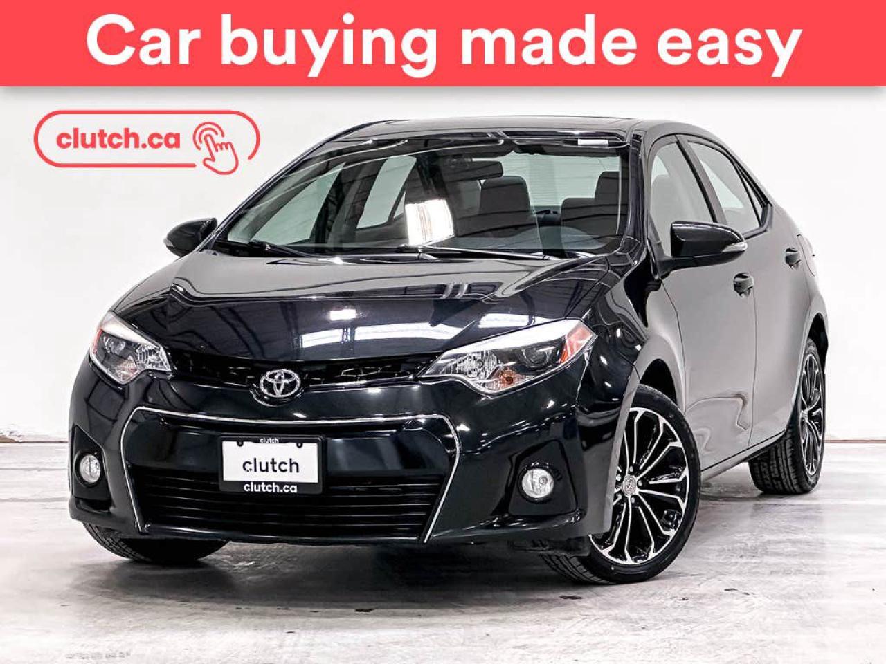 Used 2016 Toyota Corolla S w/ Heated Front Seats, Rearview Camera, Cruise Control for sale in Toronto, ON