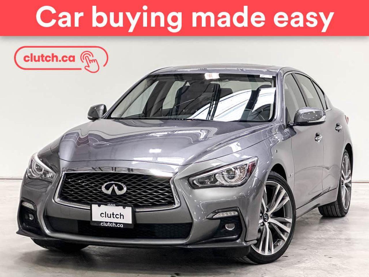 Used 2020 Infiniti Q50 3.0t Signature Edition AWD w/ Apple CarPlay, Heated Front Seats, Rearview Cam for sale in Toronto, ON