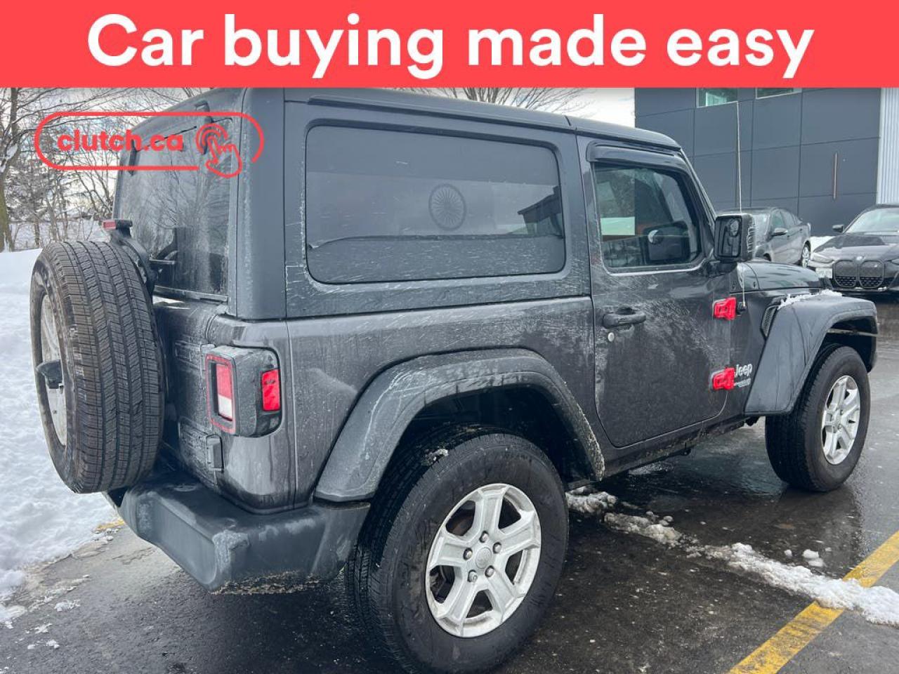 Used 2020 Jeep Wrangler Sport S 4x4 w/ Apple CarPlay, Heated Steering Wheel, Heated Front Seats for sale in Toronto, ON