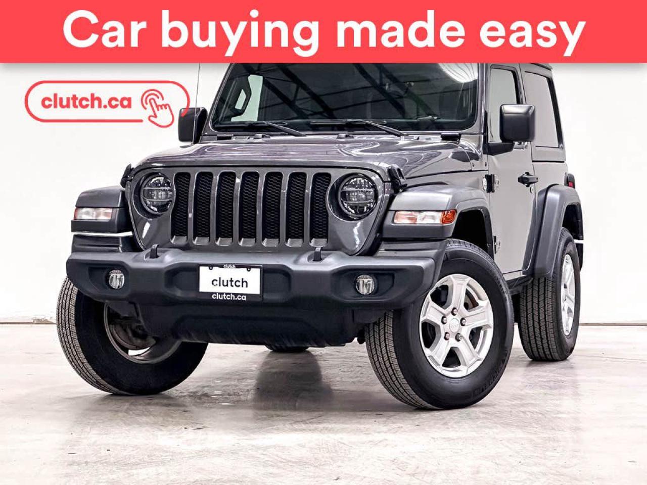 Used 2020 Jeep Wrangler Sport S 4x4 w/ Apple CarPlay, Heated Steering Wheel, Heated Front Seats for sale in Toronto, ON