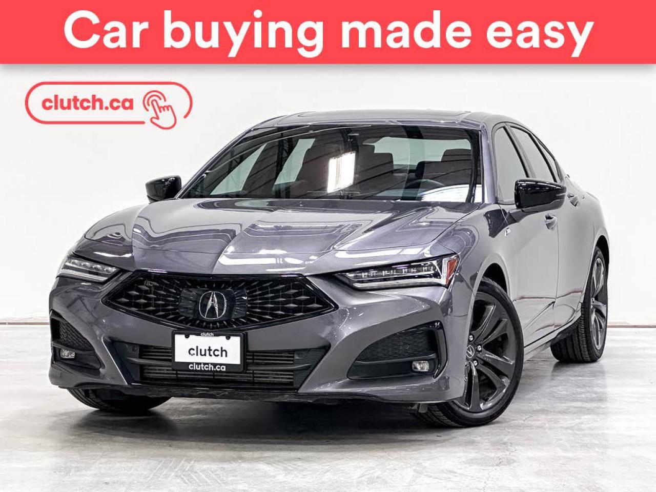 Used 2022 Acura TLX SH-AWD w/ A-Spec Pkg. w/ Apple CarPlay, Heated Steering Wheel, Heated Front Seats for sale in Toronto, ON