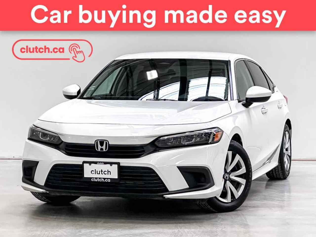 Used 2022 Honda Civic LX w/ Apple CarPlay & Android Auto, Rearview Cam, A/C for sale in Toronto, ON