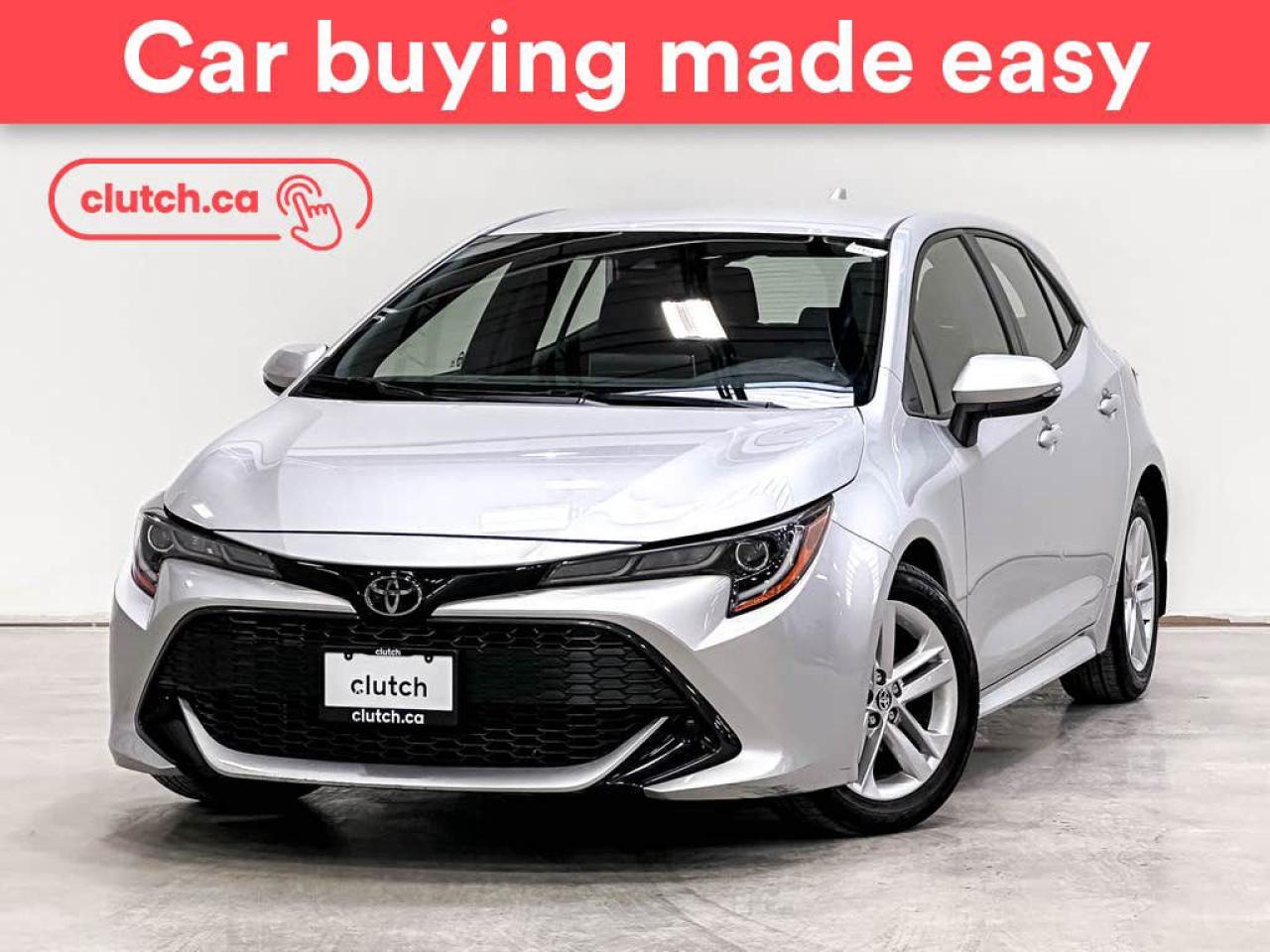 Used 2021 Toyota Corolla Hatchback S w/ SE Pkg. w/ Apple CarPlay, Heated Front Seats, Rearview Cam for sale in Toronto, ON