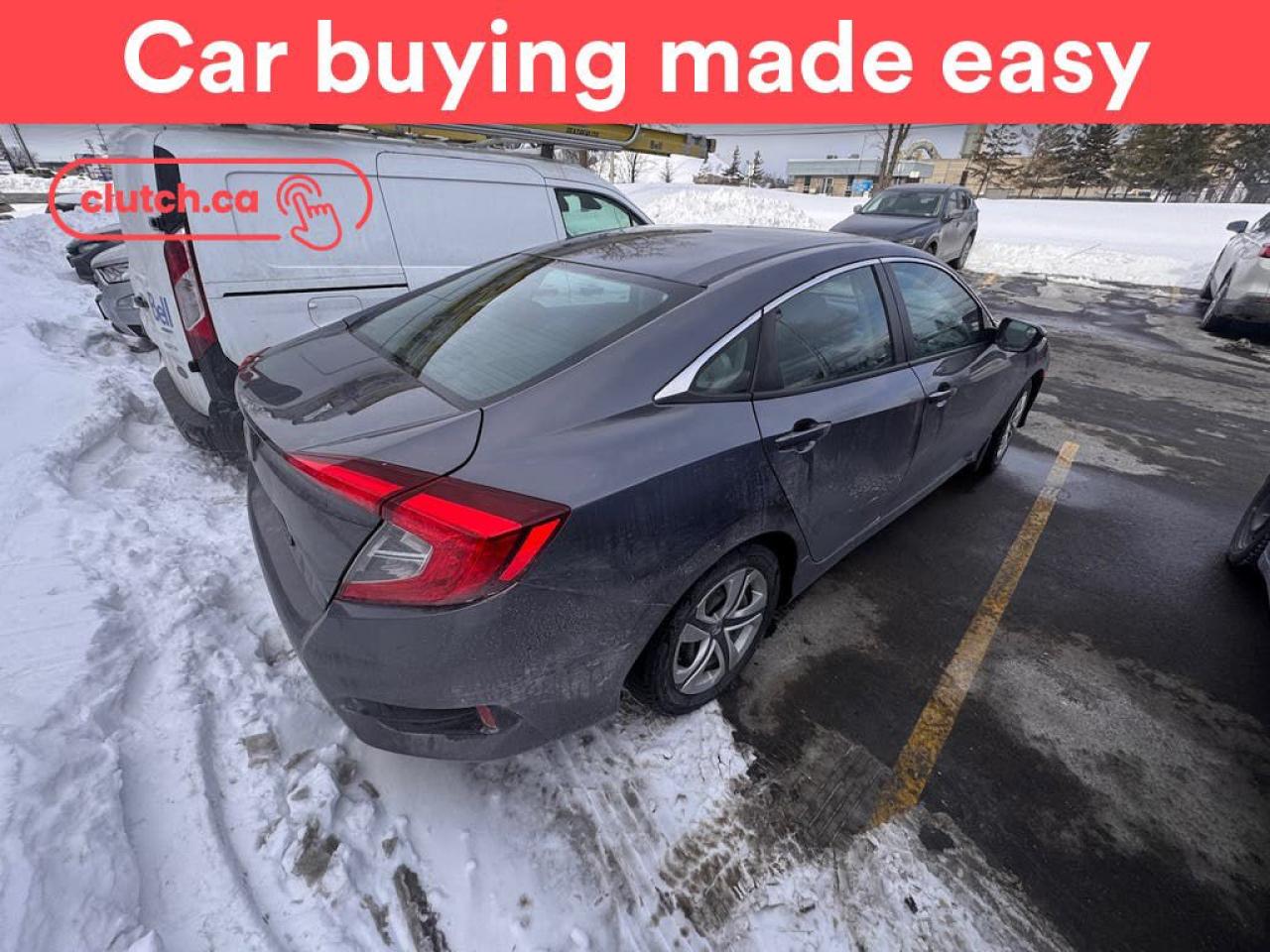 Used 2016 Honda Civic LX w/ Heated Front Seats, Rearview Camera, Cruise Control for sale in Toronto, ON