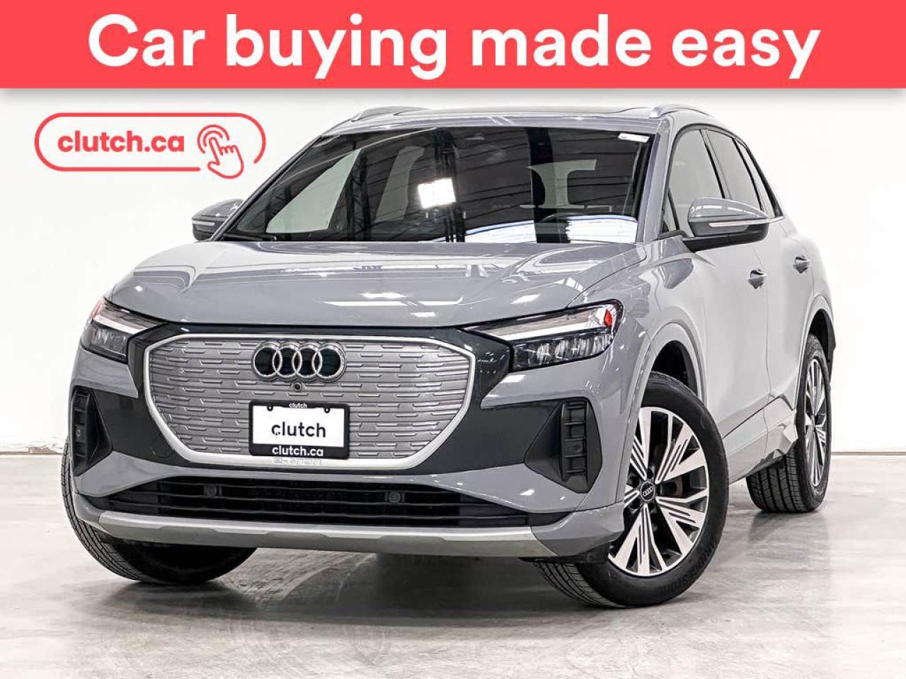 Used 2023 Audi Q4 e-tron 50 quattro AWD w/ Apple CarPlay, Heated Steering Wheel, Heated Front Seats for sale in Toronto, ON