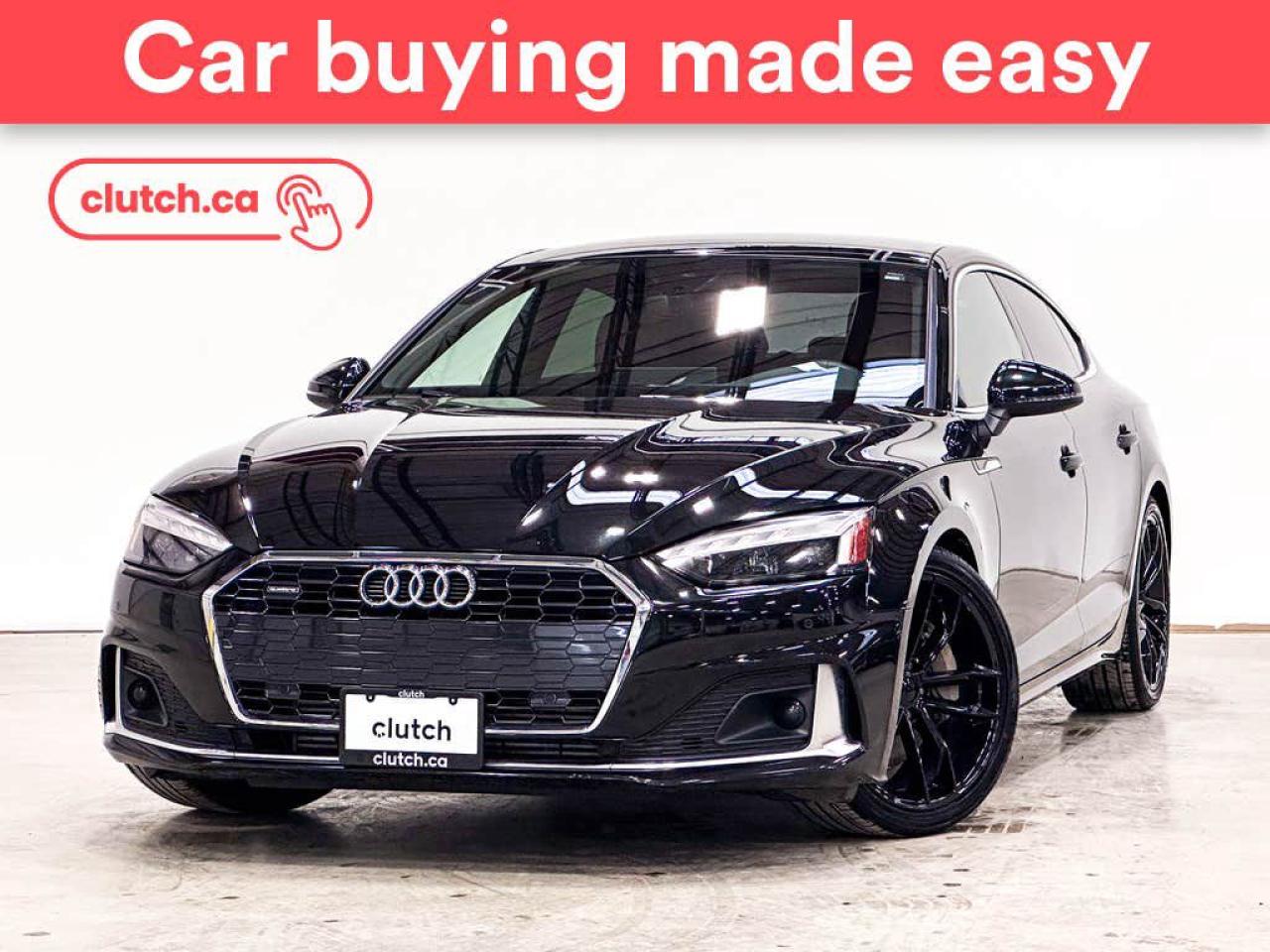 Used 2021 Audi A5 Komfort AWD w/ Apple CarPlay, Heated Front Seats, Rearview Cam for sale in Toronto, ON