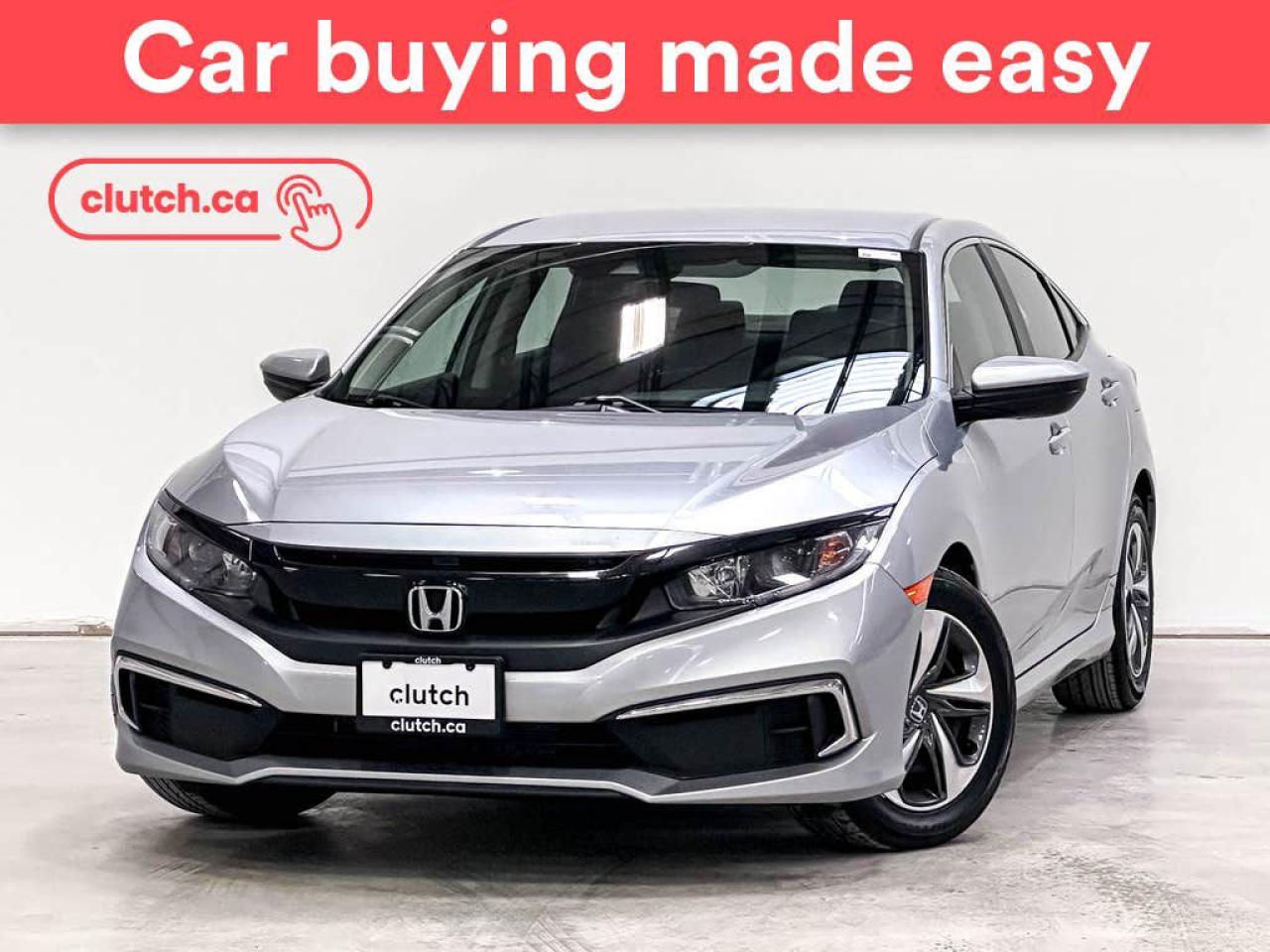 Used 2020 Honda Civic LX w/ Apple CarPlay, Heated Front Seats, Rearview Cam for sale in Toronto, ON