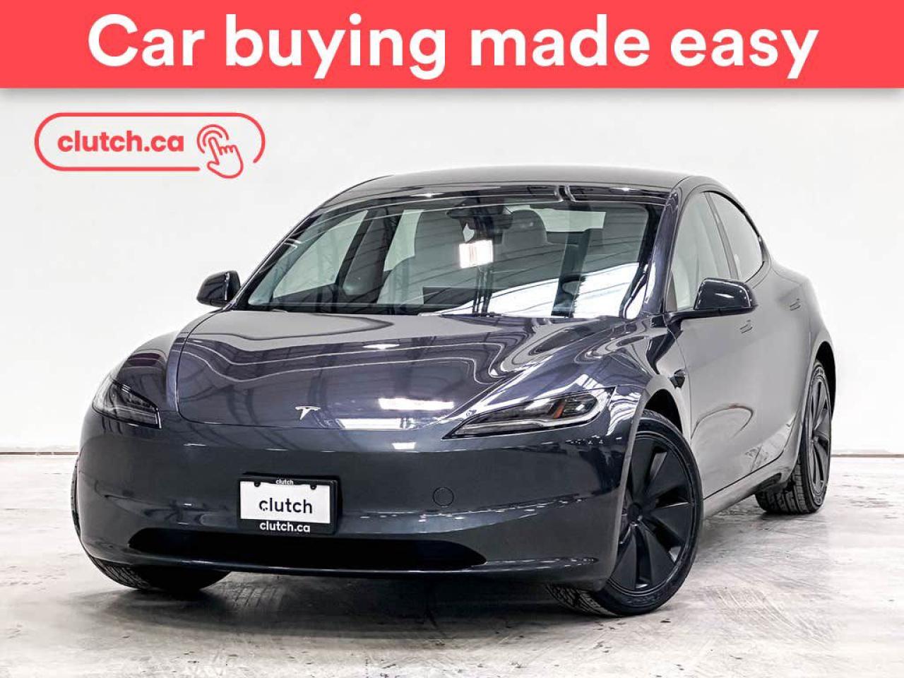 Used 2024 Tesla Model 3 Standard Range Plus w/ Autopilot, Nav, Glass Roof for sale in Toronto, ON