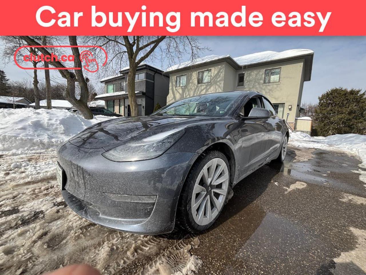 Used 2021 Tesla Model 3 Standard Range Plus w/ Autopilot, Nav, Glass Roof for sale in Toronto, ON