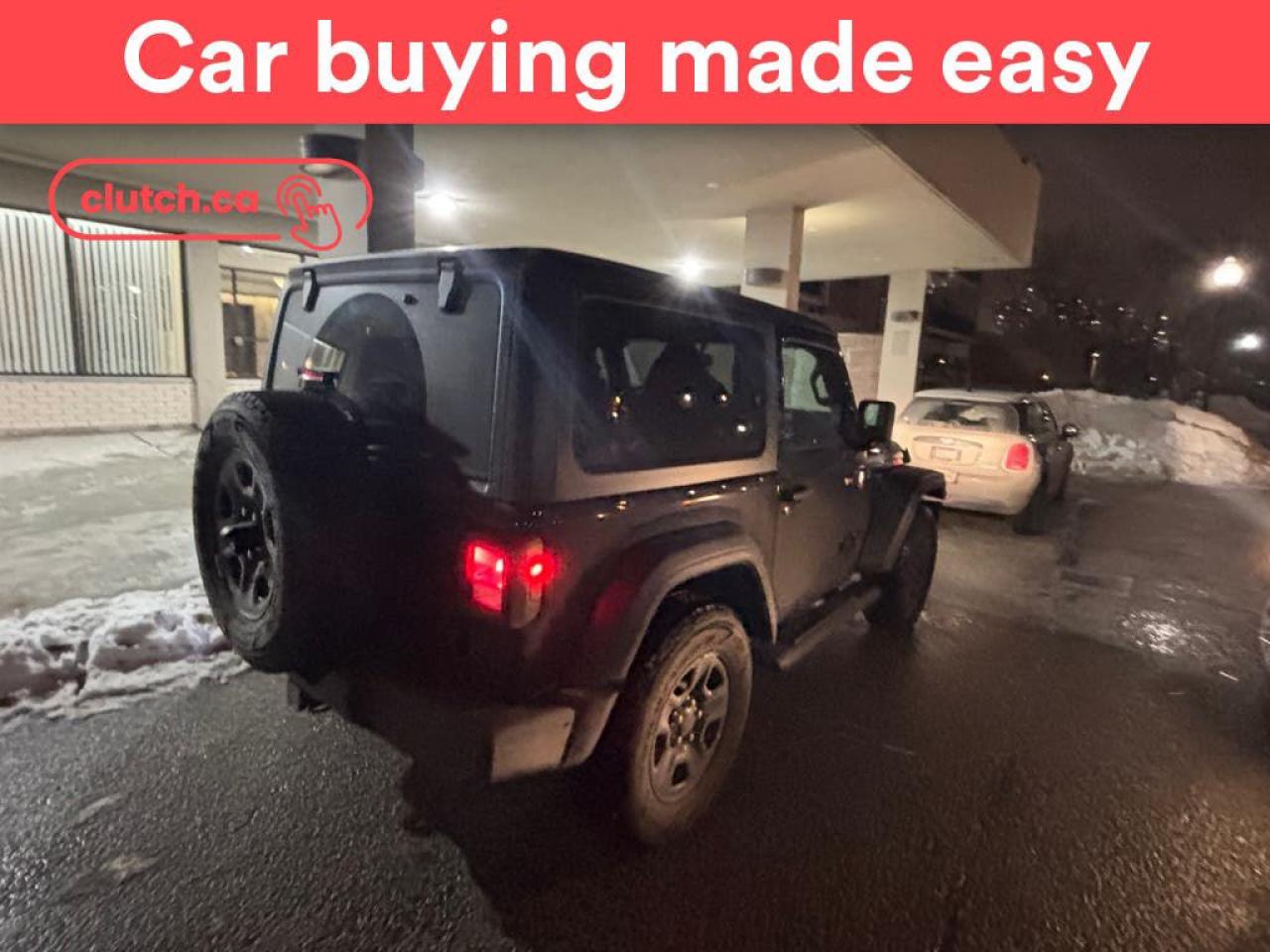 Used 2022 Jeep Wrangler Sport 4x4 w/ Apple CarPlay, Rearview Camera, A/C for sale in Toronto, ON