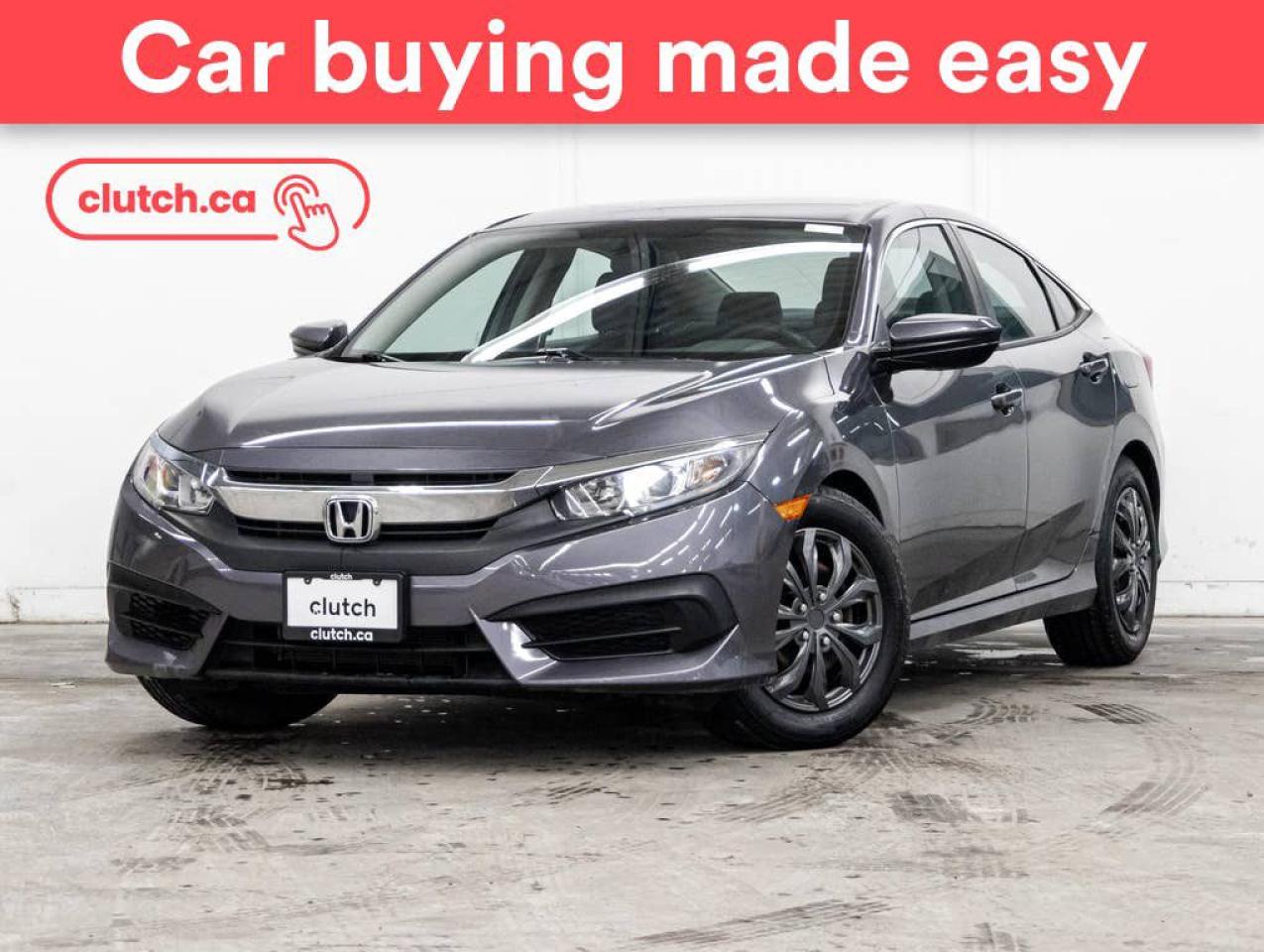 Used 2018 Honda Civic LX w/ Apple CarPlay & Android Auto, Rearview Cam, A/C for sale in Toronto, ON