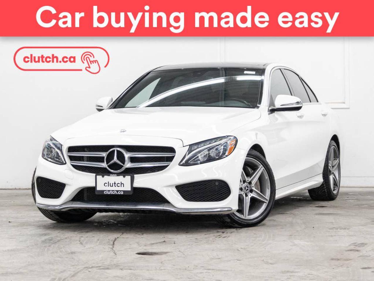 Used 2017 Mercedes-Benz C-Class C 300 4MATIC w/ Heated Front Seats, Panoramic Moonroof, Navigation for sale in Toronto, ON