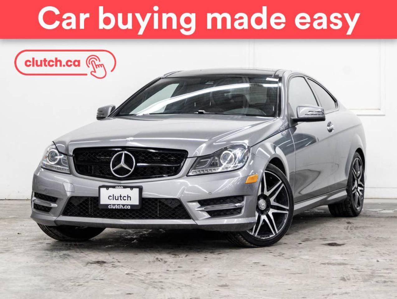 Used 2015 Mercedes-Benz C-Class C350 4MATIC AWD w/ Heated Front Seats, Panoramic Moonroof, Nav for sale in Toronto, ON