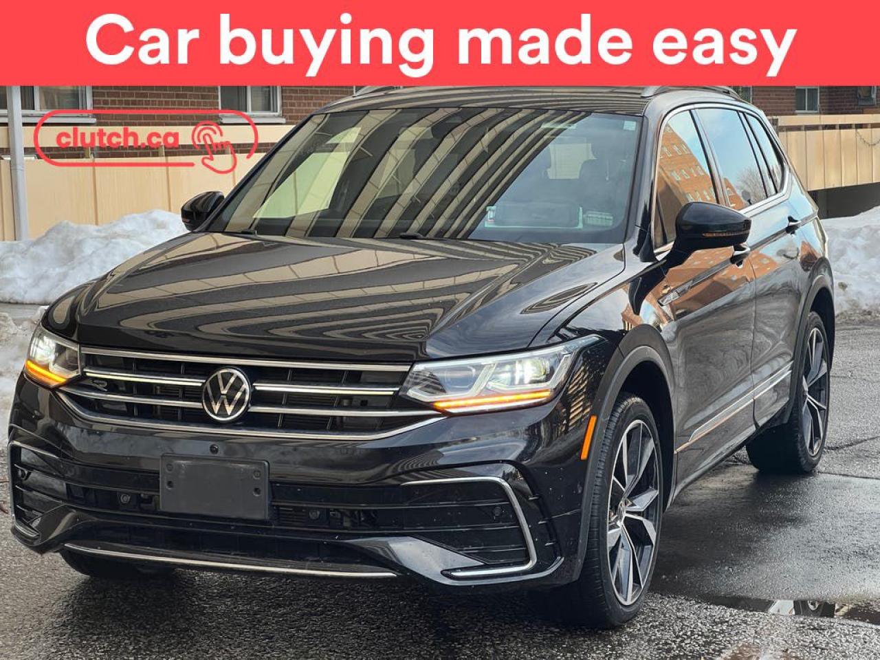 Used 2022 Volkswagen Tiguan Highline R-Line AWD w/ Apple CarPlay, Heated Steering Wheel, Heated Front Seats for sale in Toronto, ON