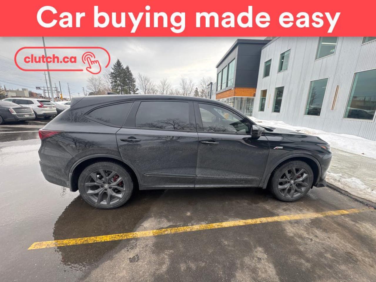 Used 2022 Acura MDX AWD w/ A-Spec Pkg. w/ Apple CarPlay, Heated Front Seats, Rearview cam for sale in Toronto, ON