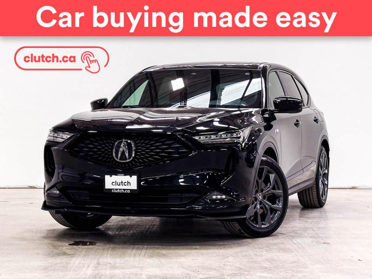 Used 2022 Acura MDX AWD w/ A-Spec Pkg. w/ Apple CarPlay, Heated Front Seats, Rearview cam for sale in Toronto, ON