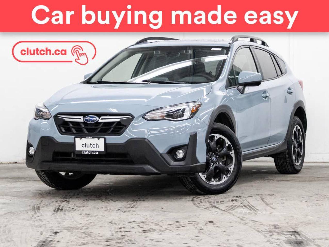 Used 2022 Subaru XV Crosstrek Sport w/ Apple CarPlay & Android Auto, Heated Seats, Heated Steering Wheel for sale in Toronto, ON