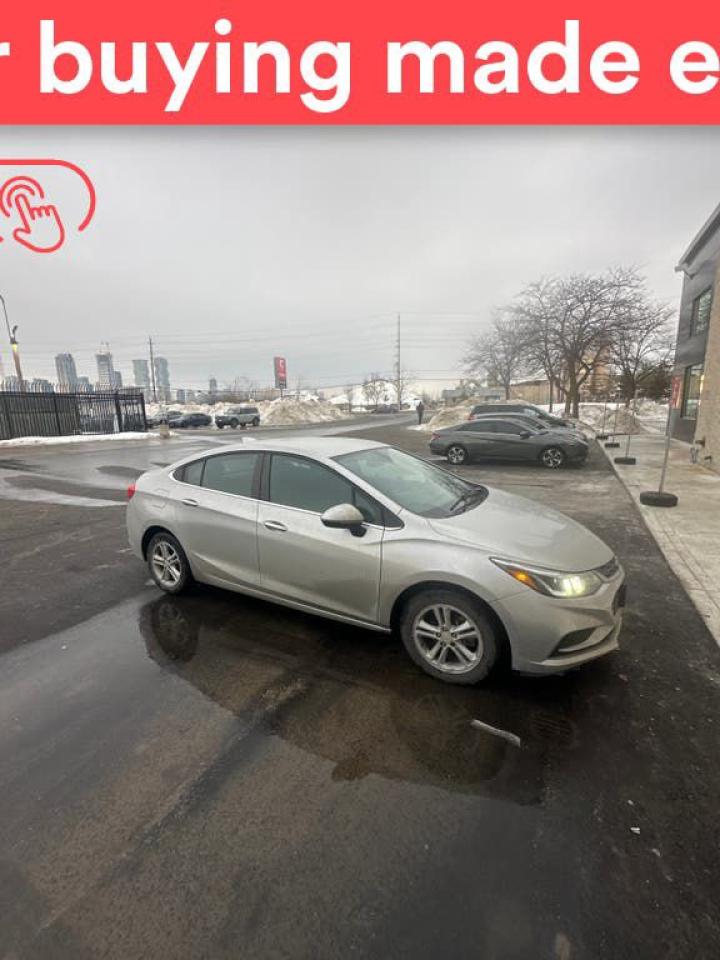 Used 2017 Chevrolet Cruze LT w/ Apple CarPlay, Heated Front Seats, Rearview Cam for sale in Toronto, ON