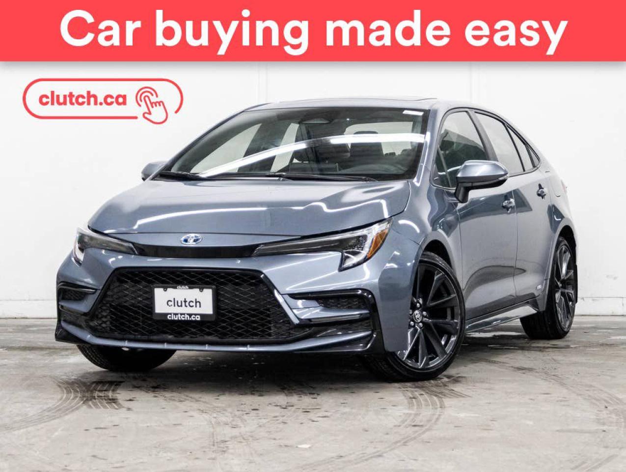 Used 2023 Toyota Corolla Hybrid XSE w/ Apple CarPlay, Power Moonroof, Rearview Cam for sale in Toronto, ON