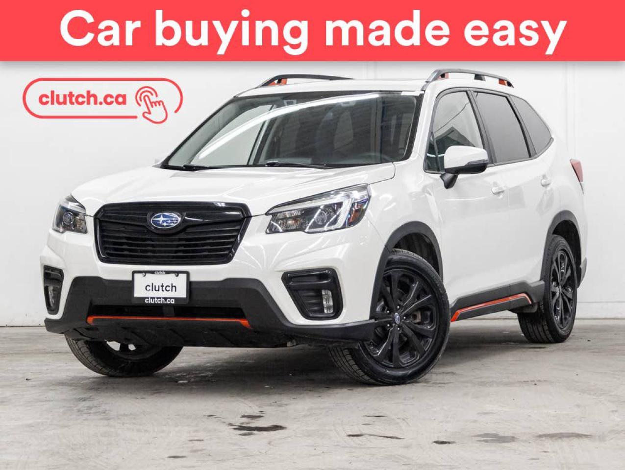 Used 2021 Subaru Forester 2.5i Sport AWD  w/ Apple CarPlay & Android Auto, Power Moonroof, Heated Steering Wheel for sale in Toronto, ON