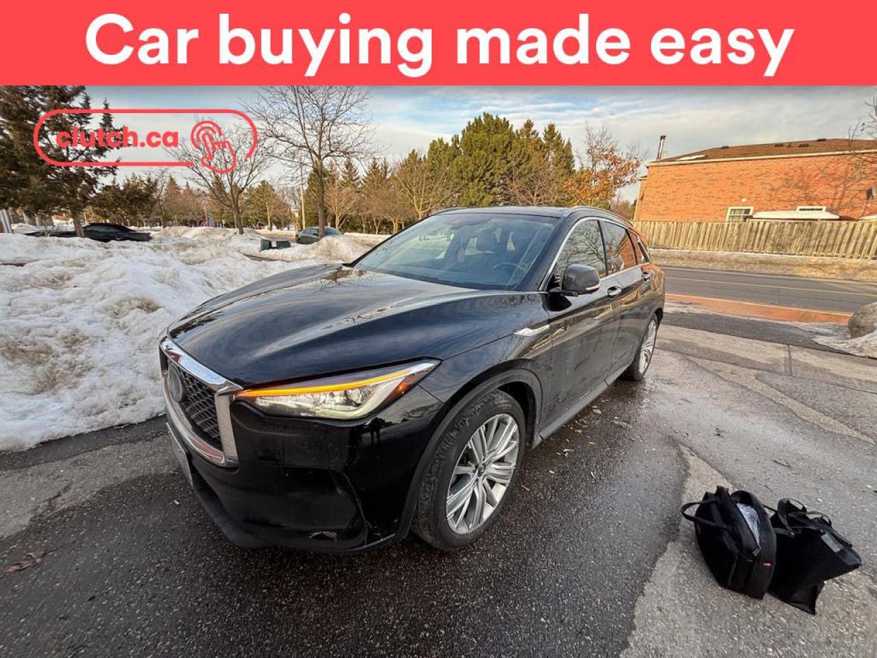 Used 2020 Infiniti QX50 ProASSIST AWD w/ Apple CarPlay, Heated Front Seats, Rearview Cam for sale in Toronto, ON