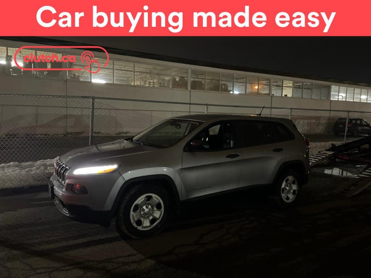 Used 2016 Jeep Cherokee Sport w/ Cruise Control, Bluetooth, A/C for sale in Toronto, ON