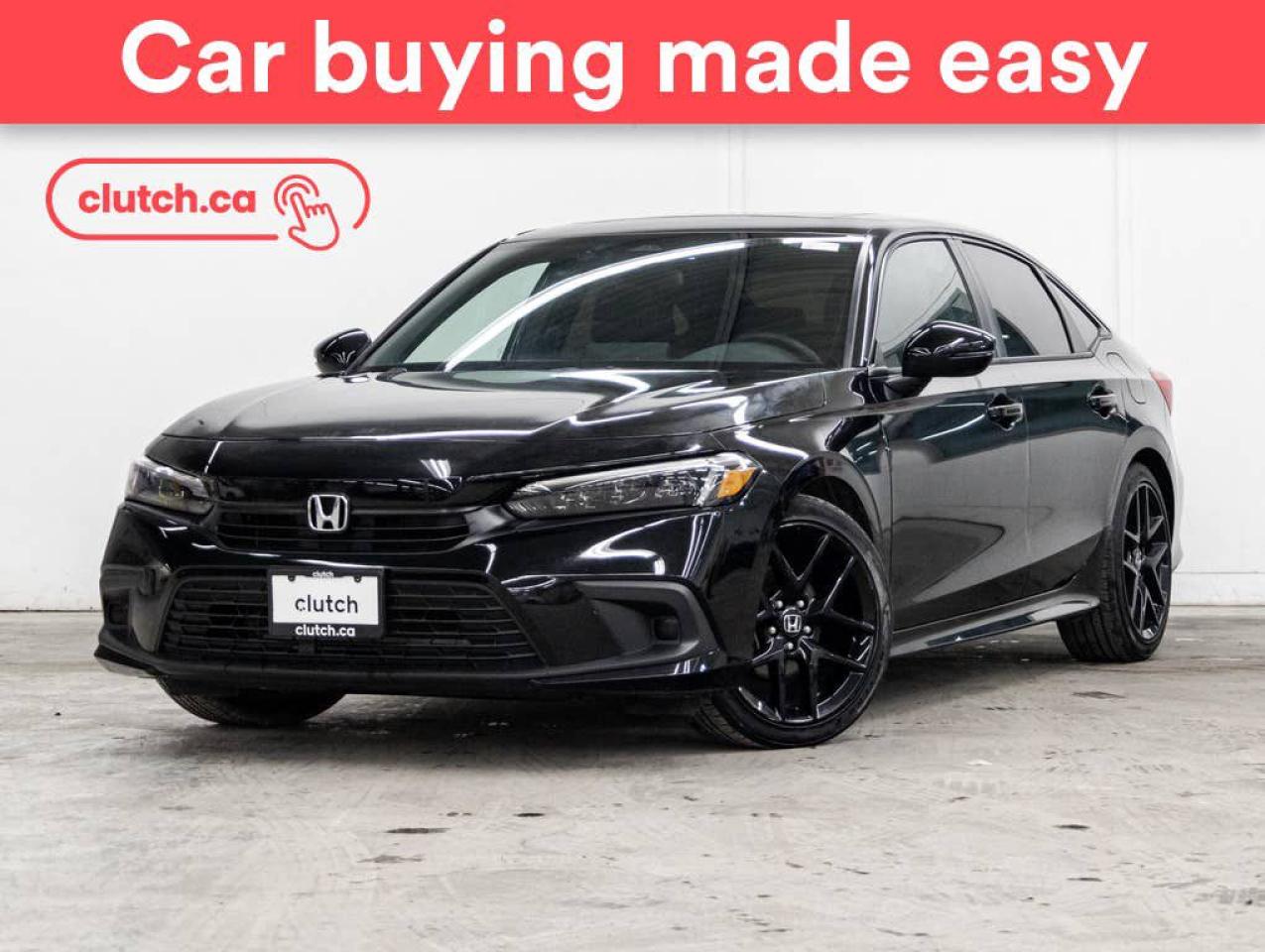 Used 2022 Honda Civic Sport w/ Apple CarPlay & Android Auto, Heated Front Seats, Heated Steering Wheel for sale in Toronto, ON