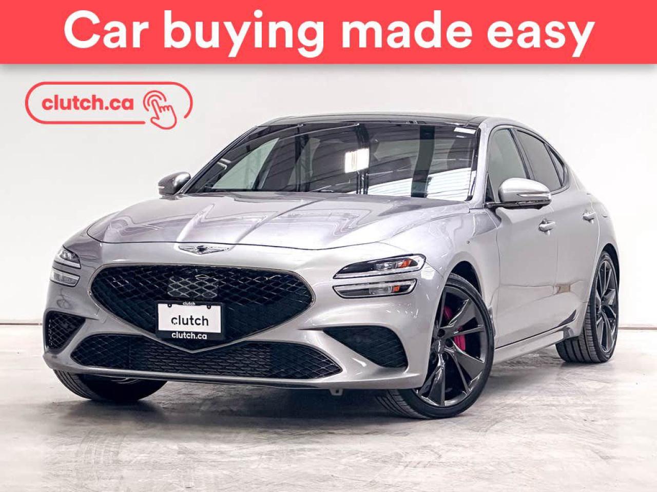 Used 2022 Genesis G70 Sport 3.3T AWD w/ Apple CarPlay, Heated Front Seats, Rearview Cam for sale in Toronto, ON