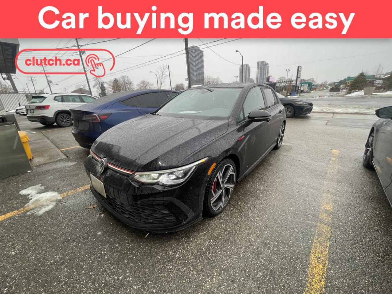 Used 2024 Volkswagen Golf GTI Autobahn w/ Apple CarPlay, Rearview Cam, Nav for sale in Toronto, ON