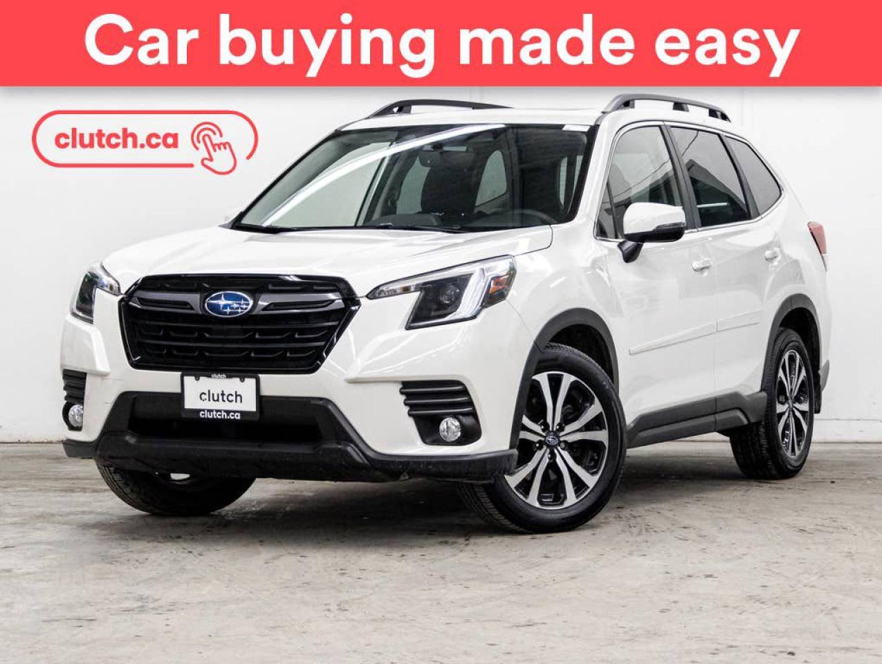 Used 2023 Subaru Forester Limited w/ Apple CarPlay, Panoramic Moonroof, Nav for sale in Toronto, ON