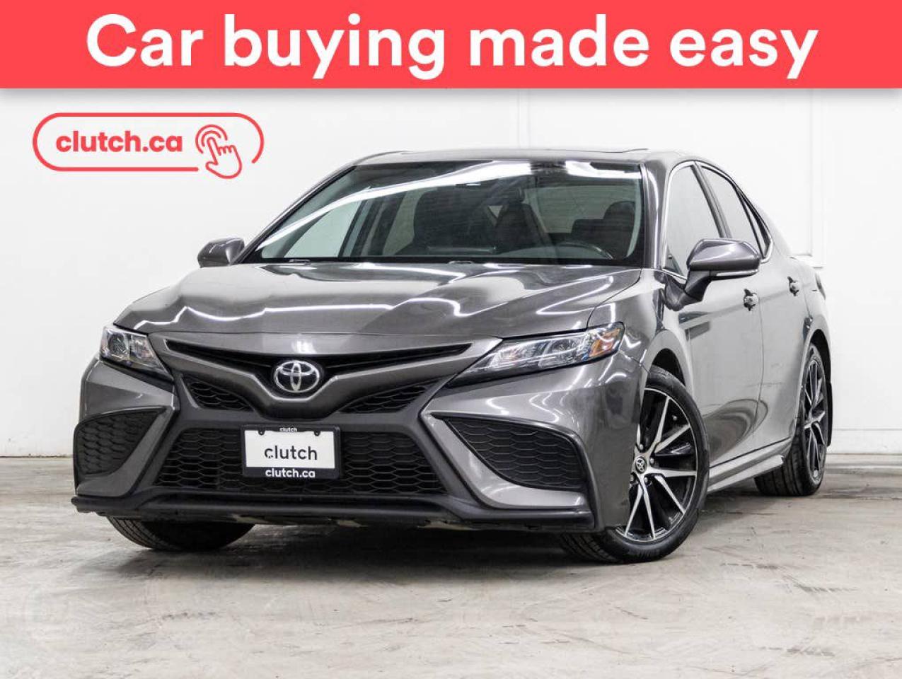 Used 2021 Toyota Camry SE w/ Upgrade Pkg w/ Apple CarPlay, Power Moonroof, Rearview Cam for sale in Toronto, ON