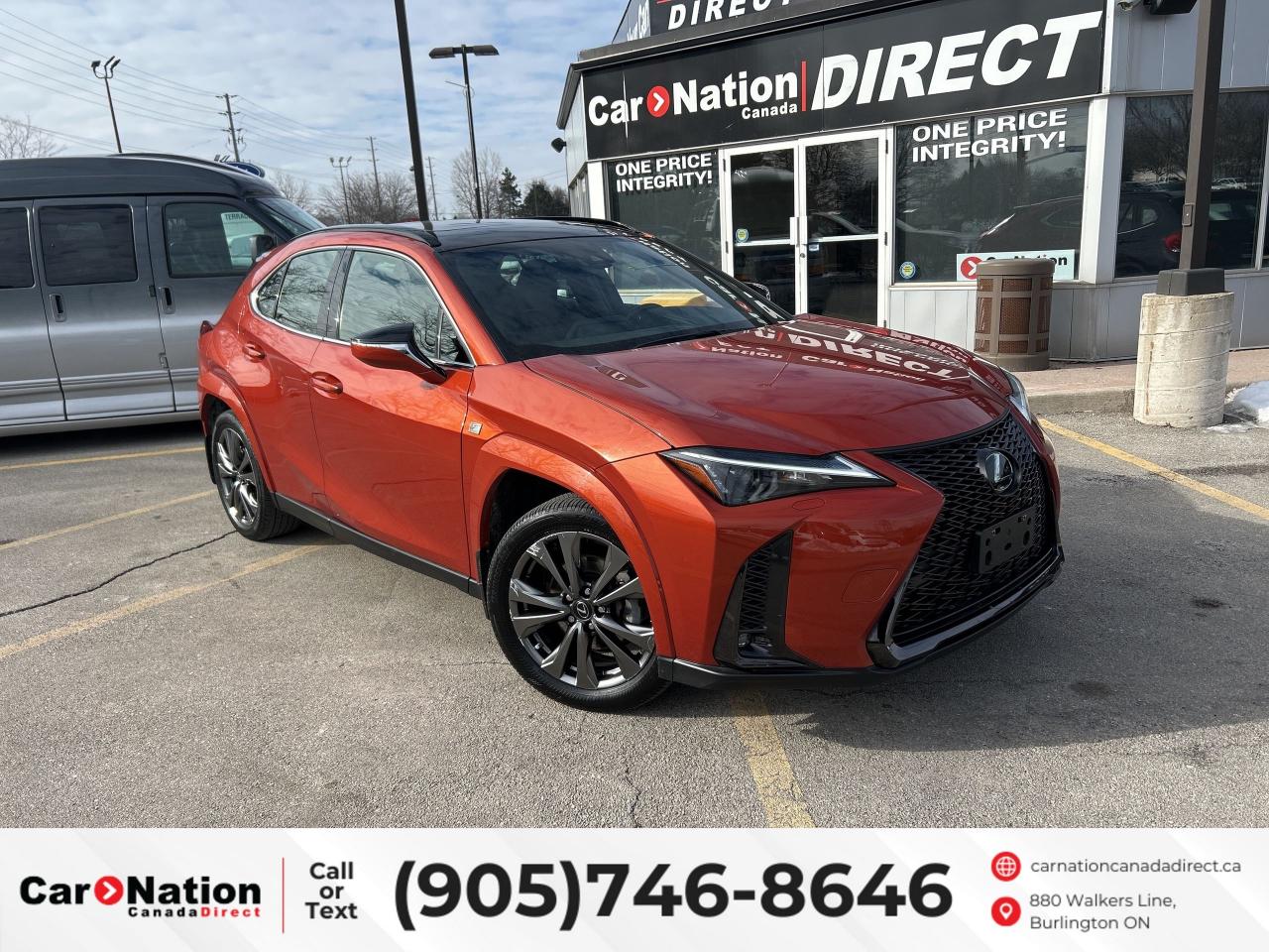 Used 2024 Lexus UX UX250H | F SPORT|AWD | HYBRID | LEATHER |ROOF |NAV for sale in Burlington, ON