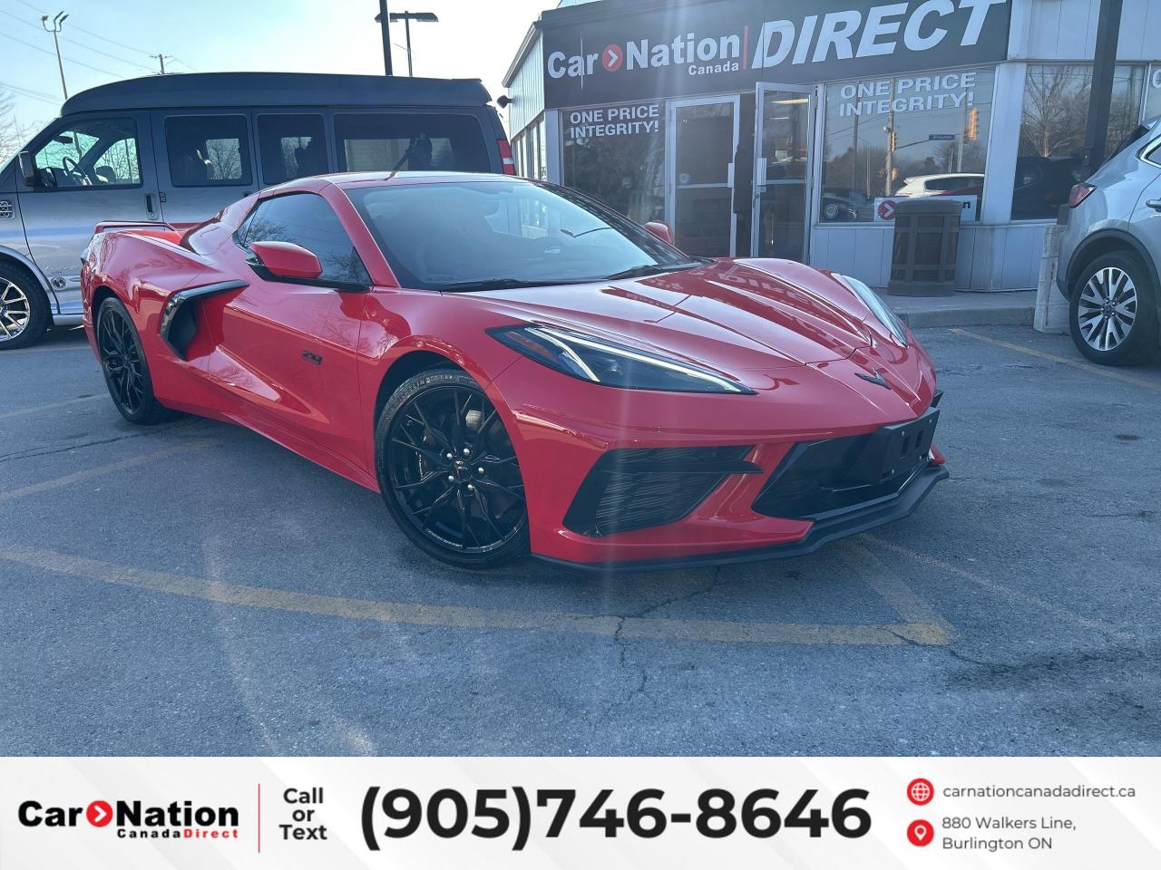 Used 2023 Chevrolet Corvette Z51 PERFORMANCE PKG | CONVERTIBLE | UPGRADED RIMS for sale in Burlington, ON