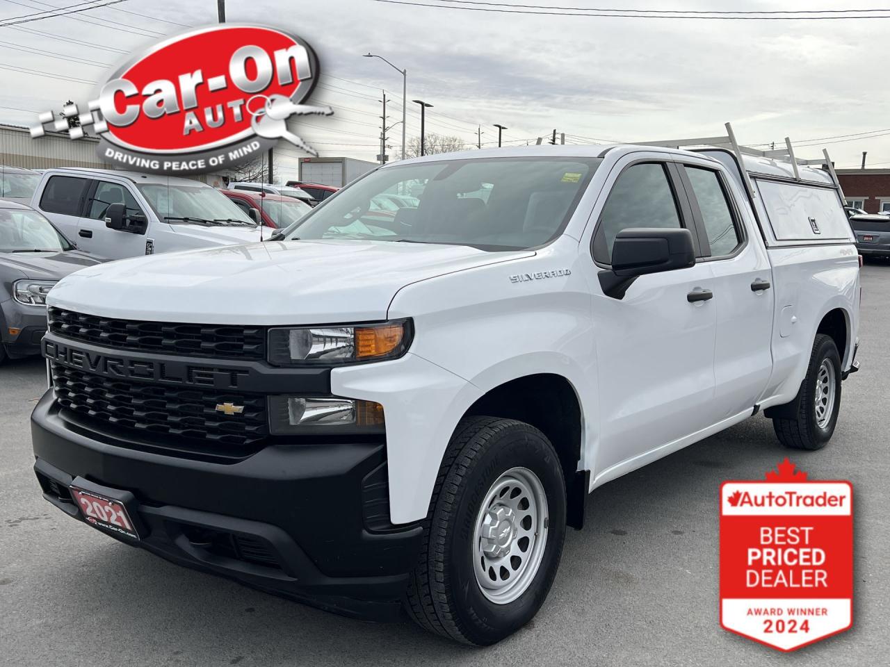 Used 2021 Chevrolet Silverado 1500 4x4 | BOX CAP |CARPLAY |LEATHERETTE |READY TO WORK for sale in Ottawa, ON