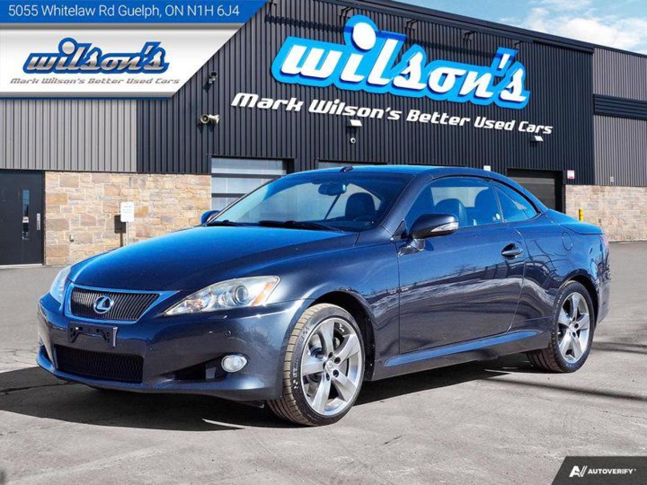 Used 2010 Lexus IS 350 C 350 Convertible Hard Top | Leather | Nav | Heated & Cooled Seats | Rear Camera | Bluetooth | for sale in Guelph, ON