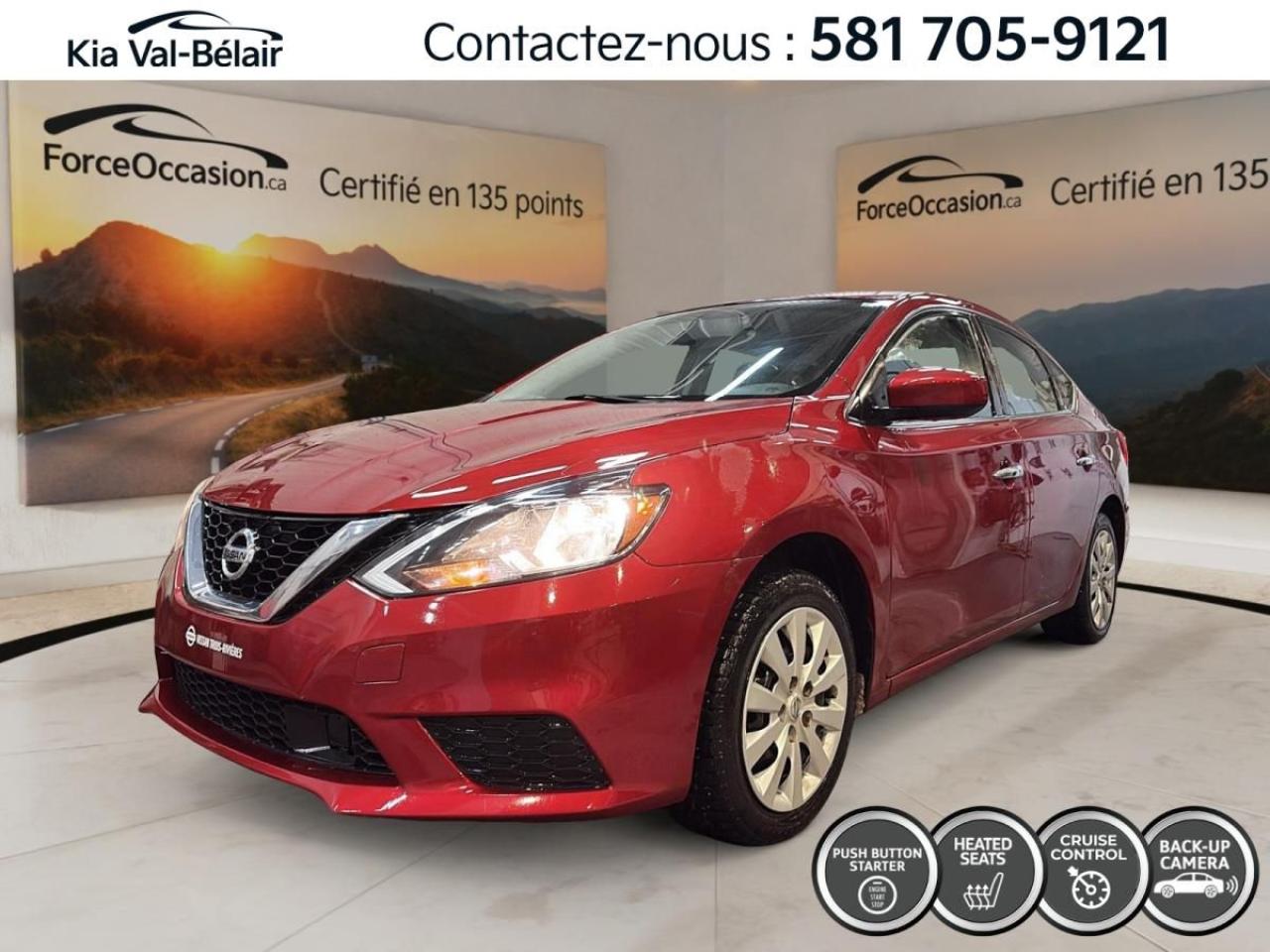 Used 2019 Nissan Sentra SV A/C * CRUISE * BLUETOOTH * CAMÉRA * for sale in Québec, QC