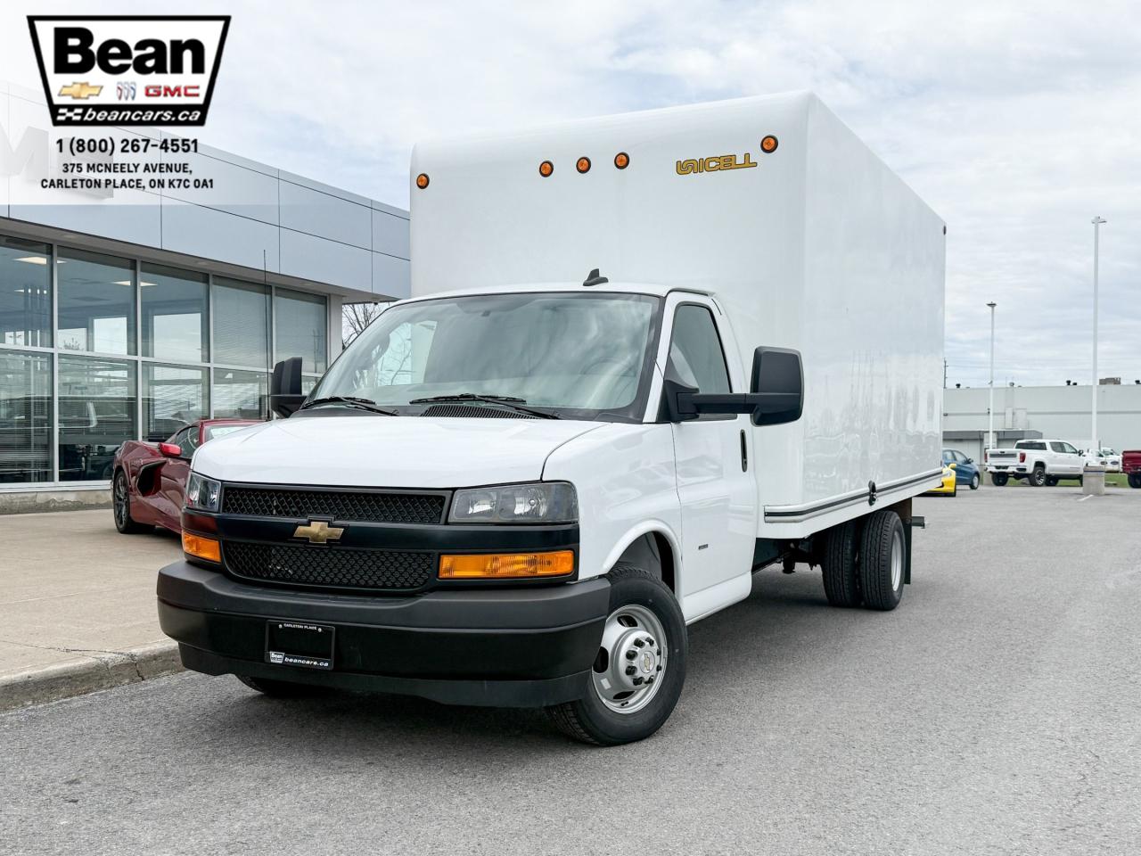 New 2024 Chevrolet Express Cutaway Work Van 6.6L V8, CLOTH SEATS, AIR CONDITIONING, CRUISE CONTROL, MP3 PLAYER for sale in Carleton Place, ON