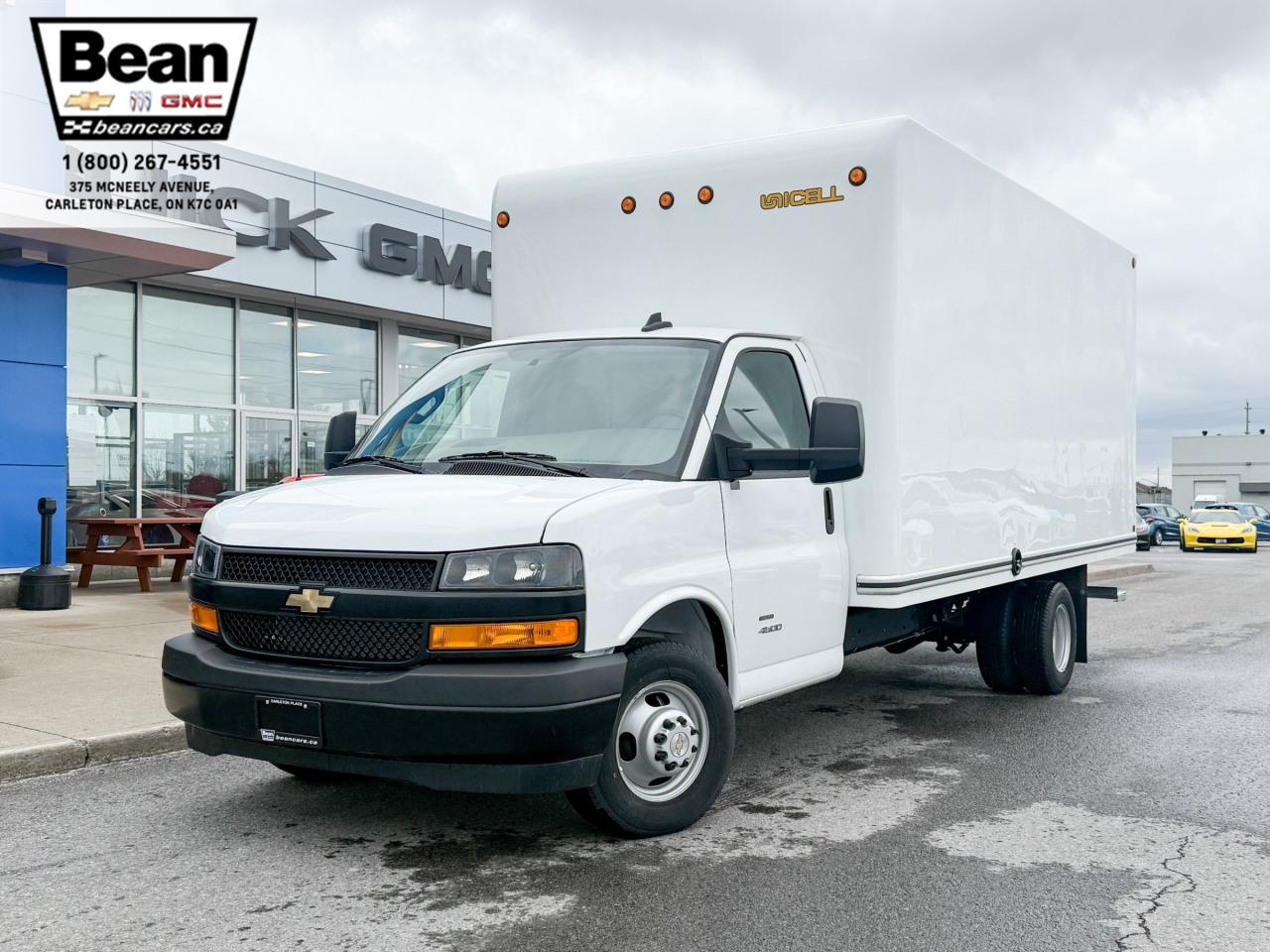 New 2024 Chevrolet Express Cutaway 4500 4500 Van 6.6L V8, CLOTH SEATS, AIR CONDITIONING, CRUISE CONTROL, MP3 PLAYER for sale in Carleton Place, ON