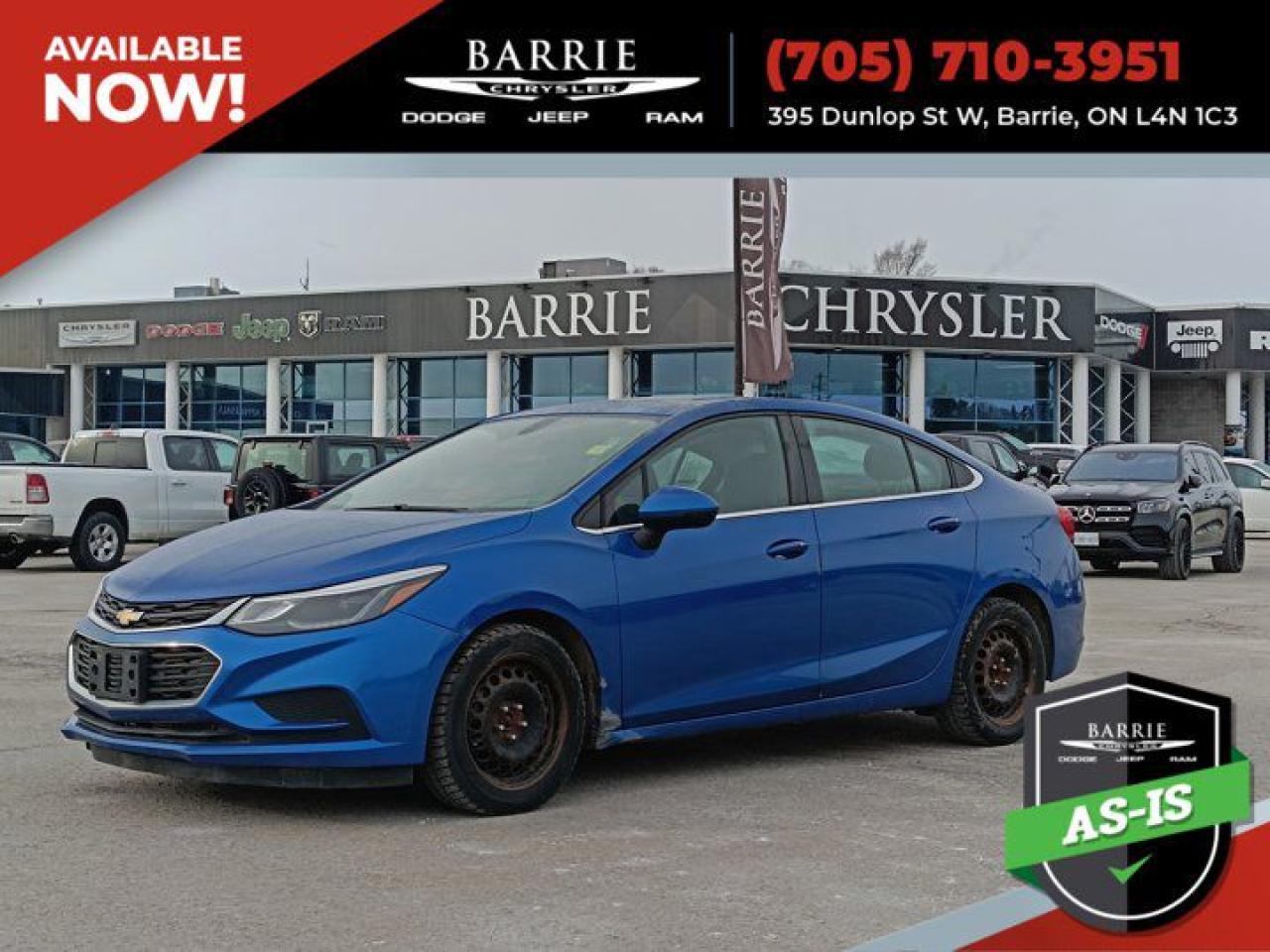 Used 2017 Chevrolet Cruze LT for sale in Barrie, ON