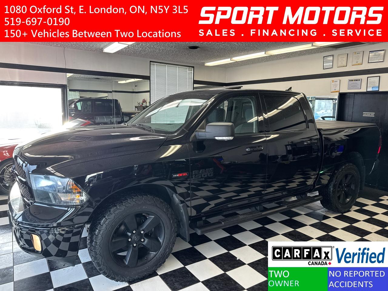 Used 2019 RAM 1500 Classic SLT Black PKG+Roof+Remote Start+CLEAN CARFAX for sale in London, ON