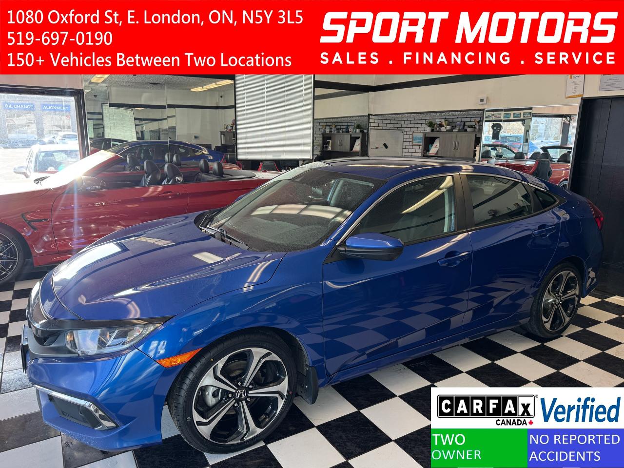 Used 2019 Honda Civic LX+New Tires+Brakes+Adaptive Cruise+CLEAN CARFAX for sale in London, ON