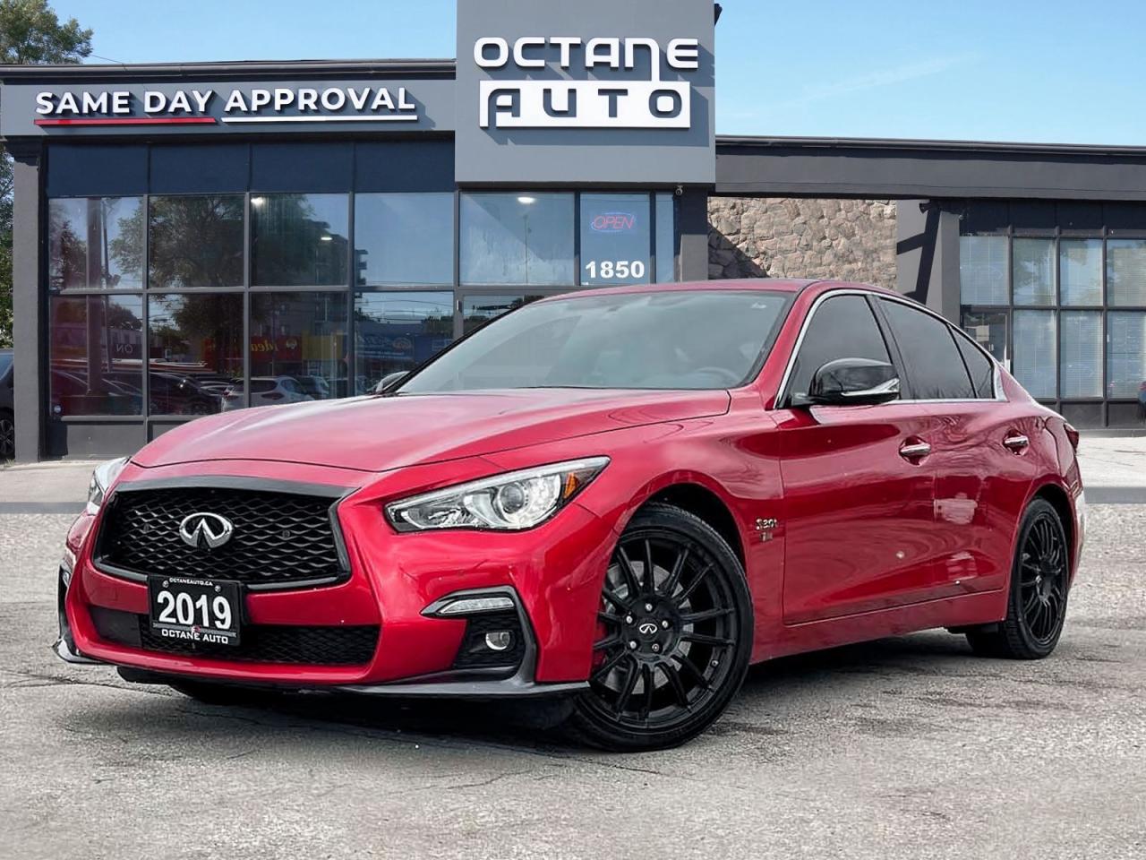 Used 2019 Infiniti Q50 Red Sport 400 AWD for sale in Scarborough, ON