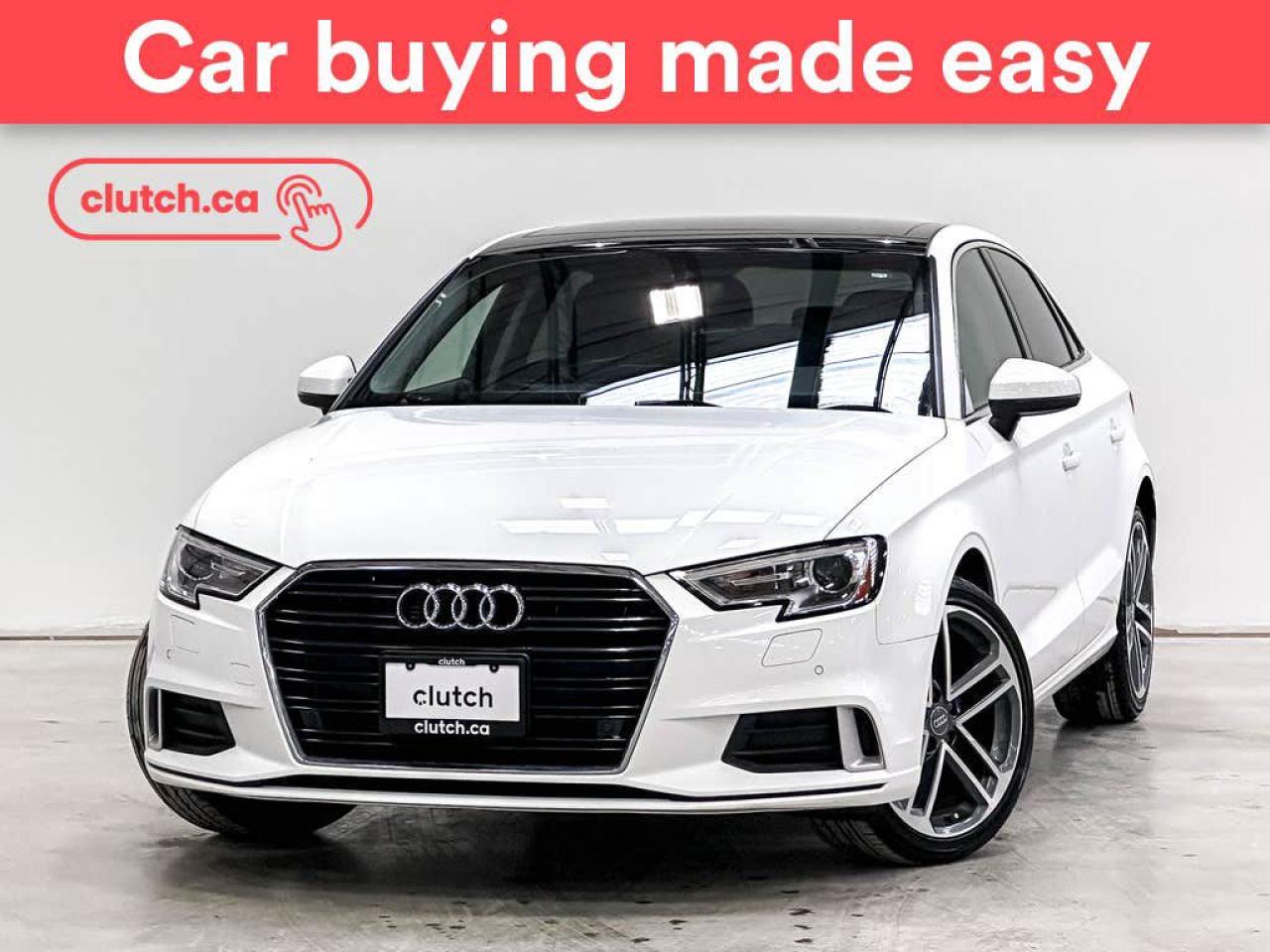 Used 2020 Audi A3 Komfort w/ Apple CarPlay, Heated Front Seats, Rearview Cam for sale in Toronto, ON