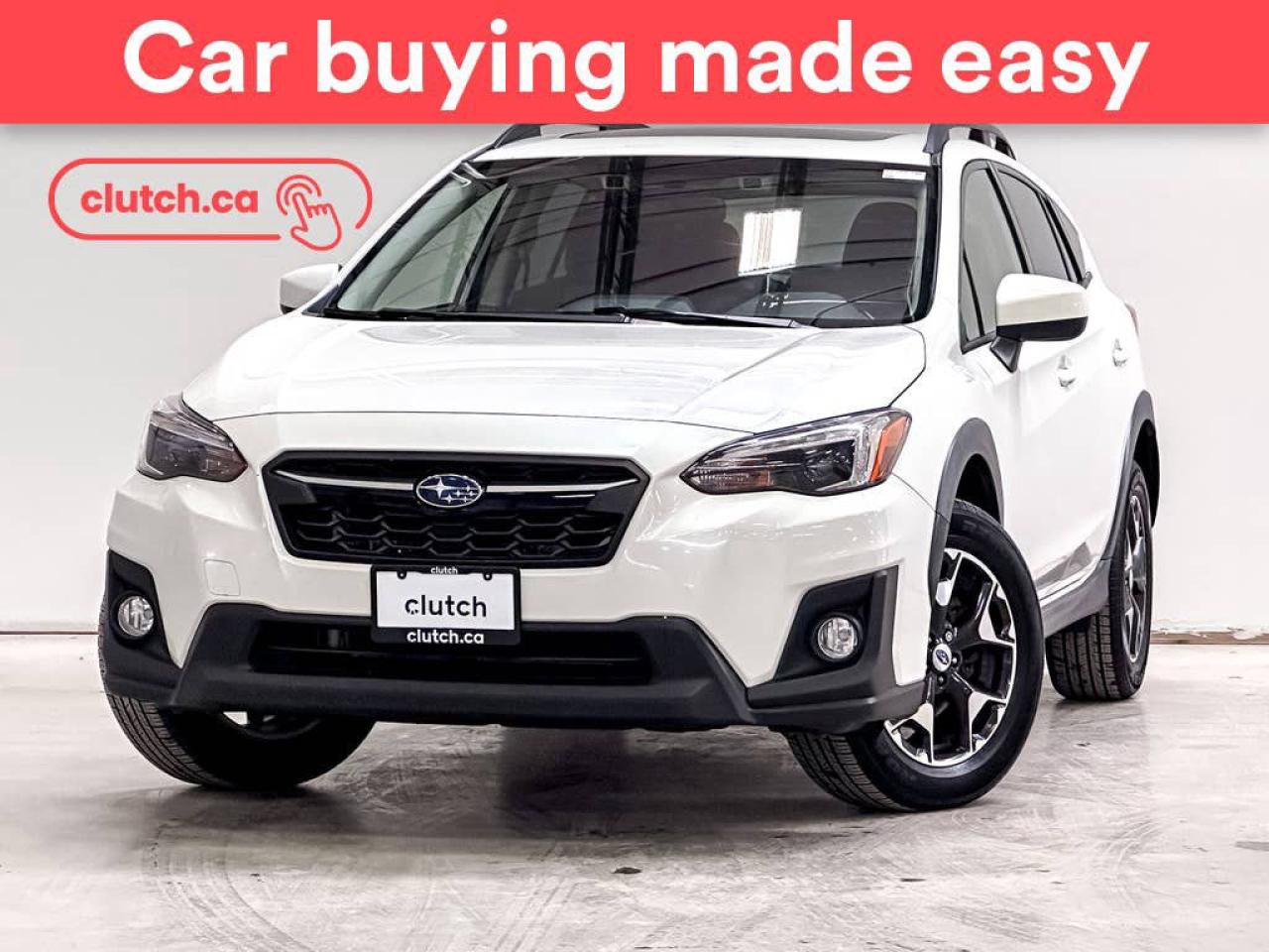 Used 2018 Subaru XV Crosstrek Sport AWD w/ Eye Sight Pkg.  w/ Apple CarPlay, Heated Front Seats, Rearview Cam for sale in Toronto, ON